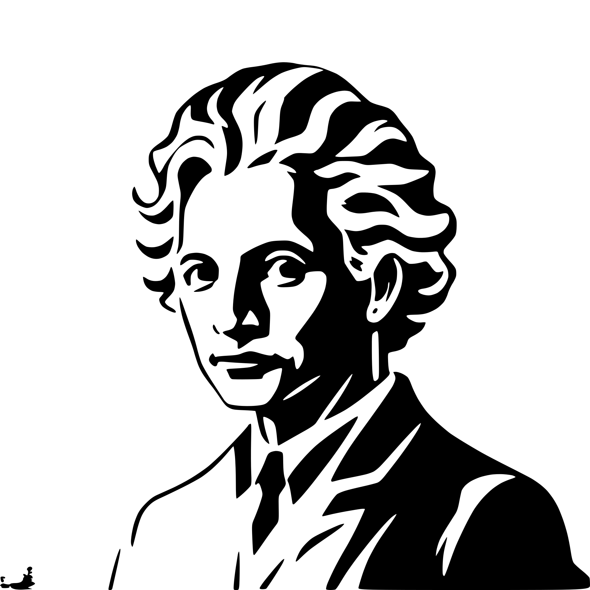 AI-generated SVG of a albert einstein