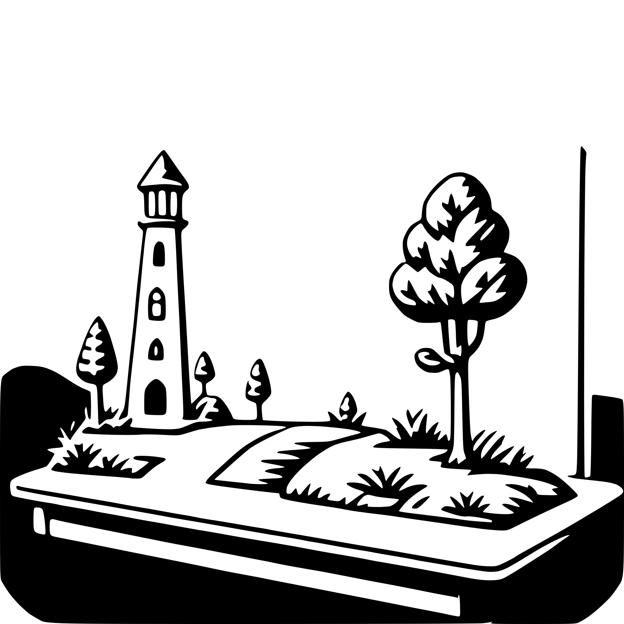 AI-generated SVG of a diorama