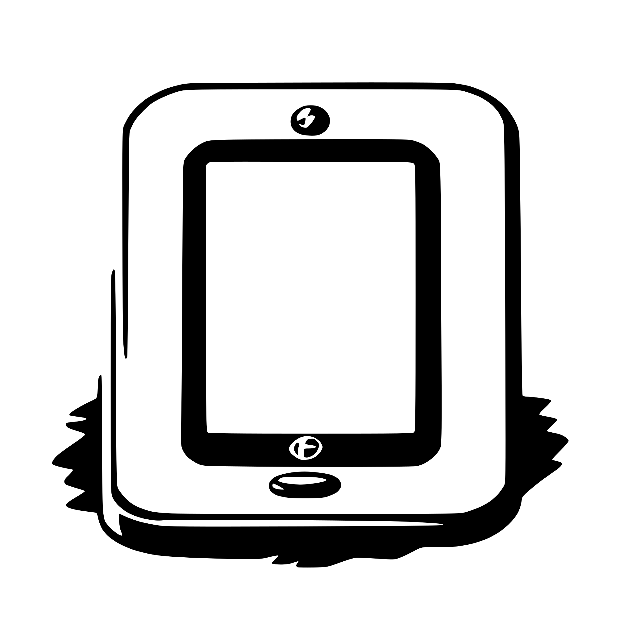 AI-generated SVG of a tablet
