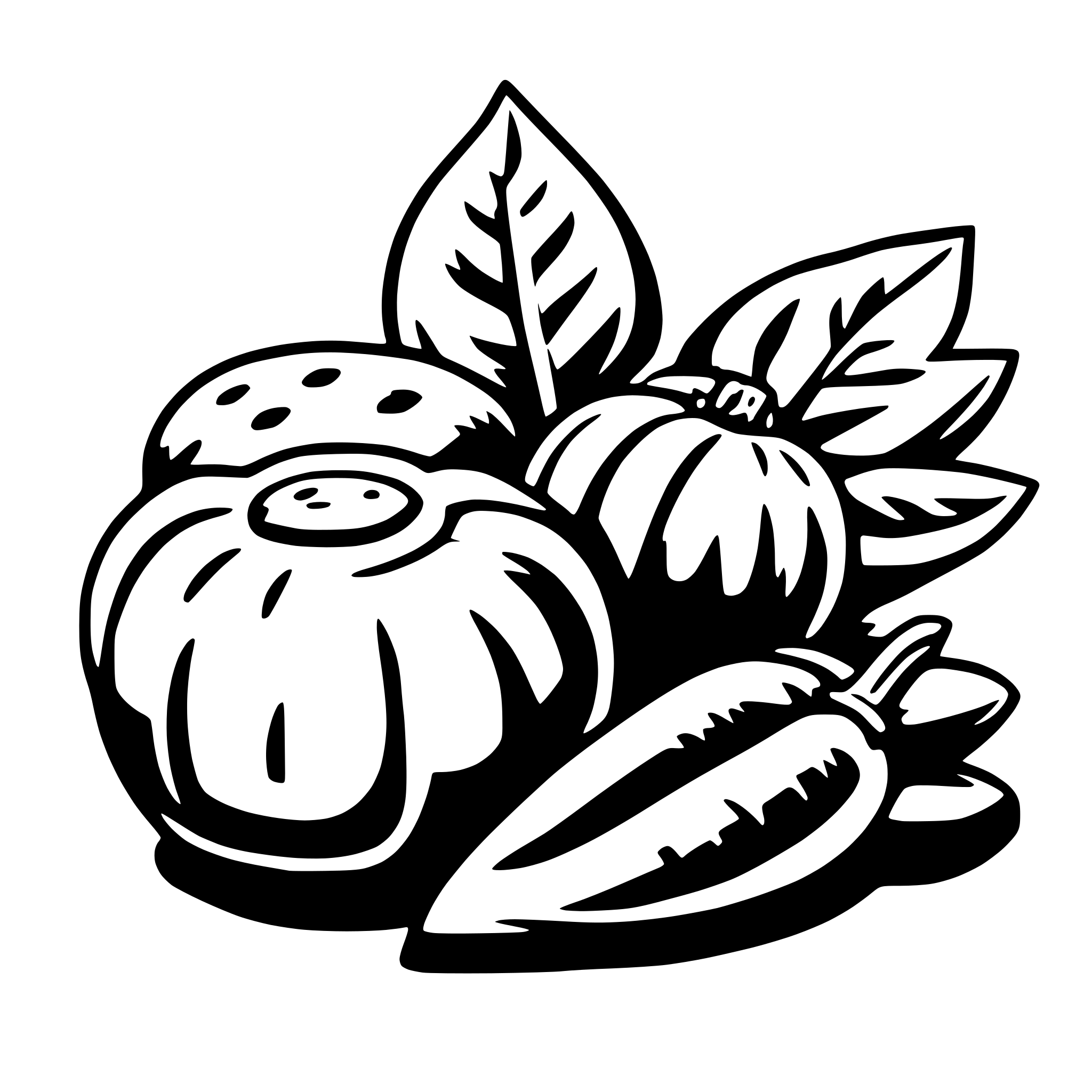 AI-generated SVG of 'vegetable'