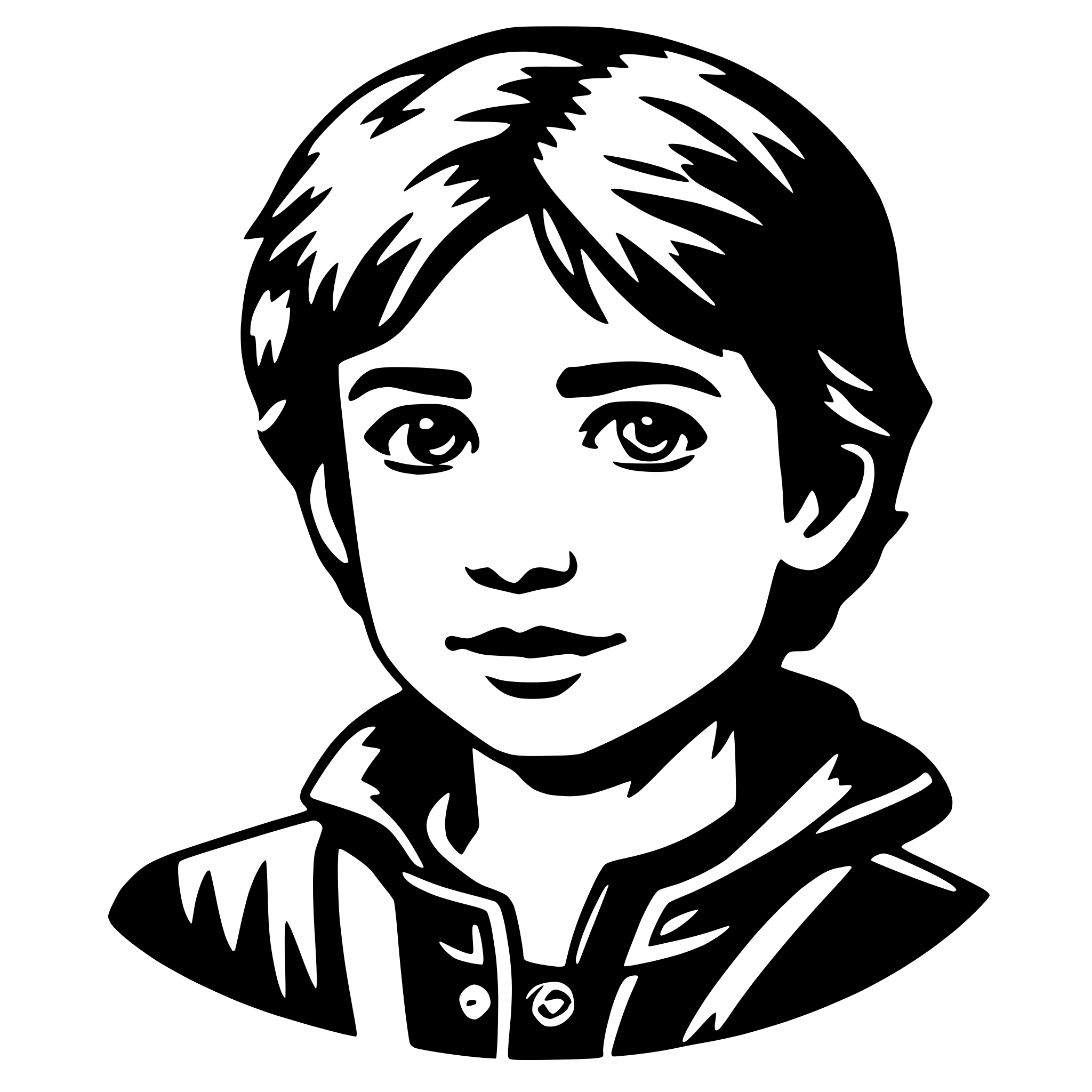 AI-generated SVG of 'boy'