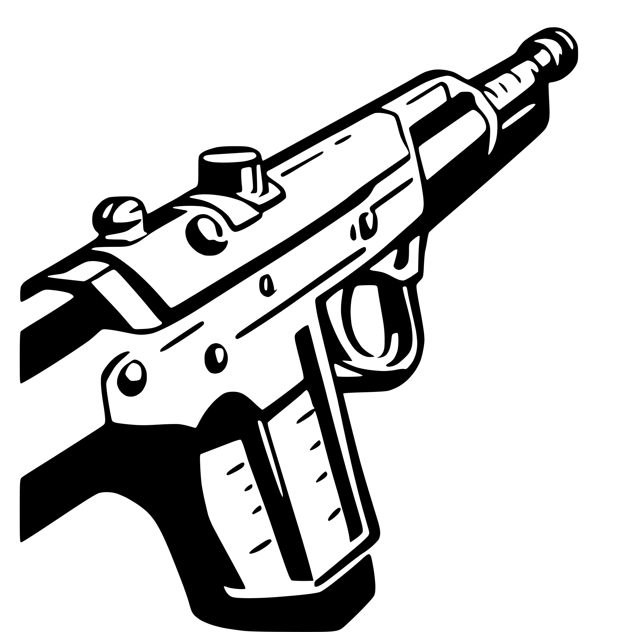 AI-generated SVG of a detailed side-view of "Rifle Type 38"