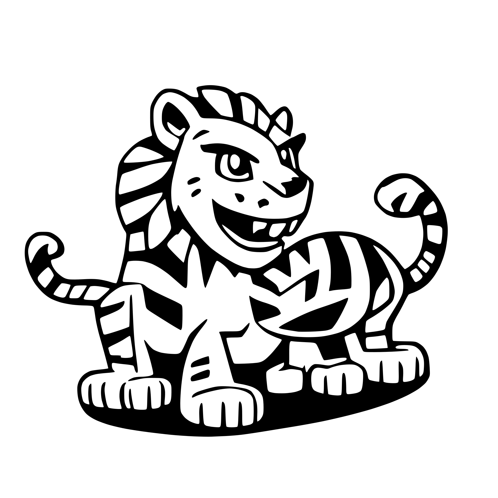 AI-generated SVG of 'lion, fight, tiger'