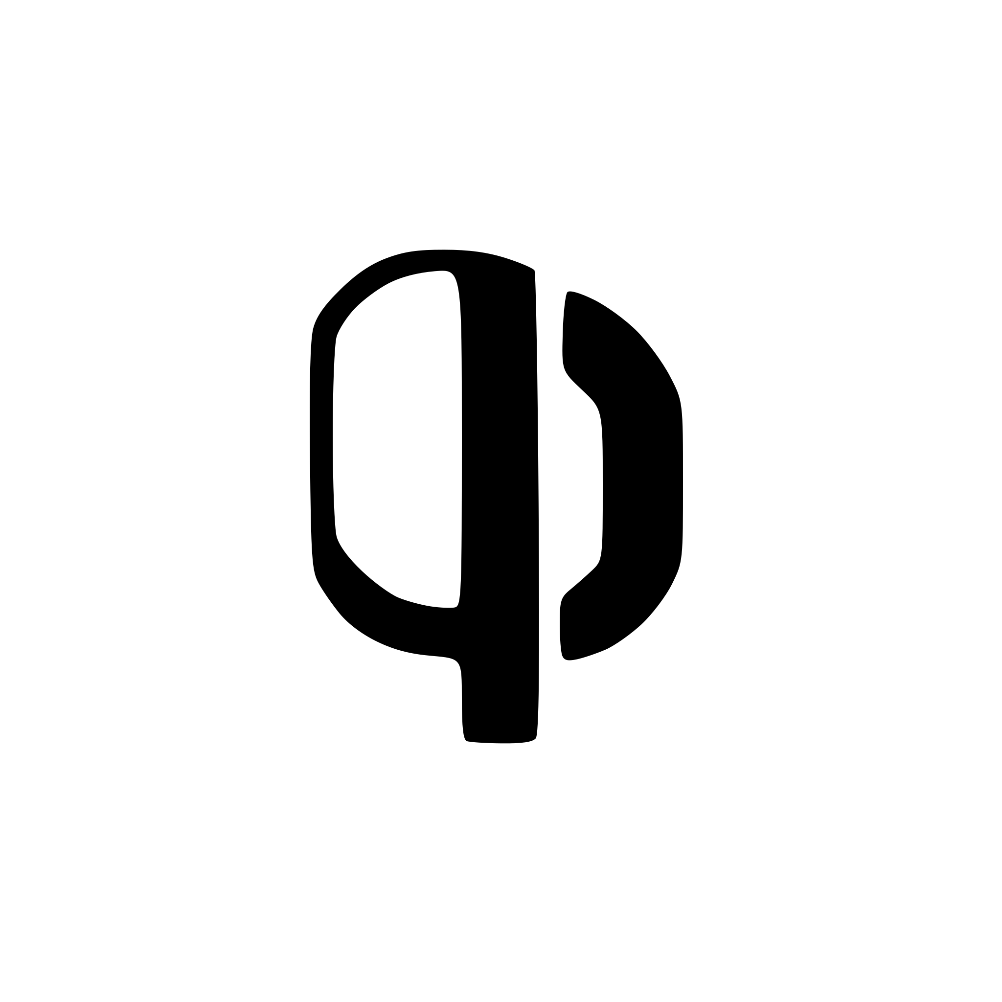 AI-generated SVG of a A single letter "Q"
