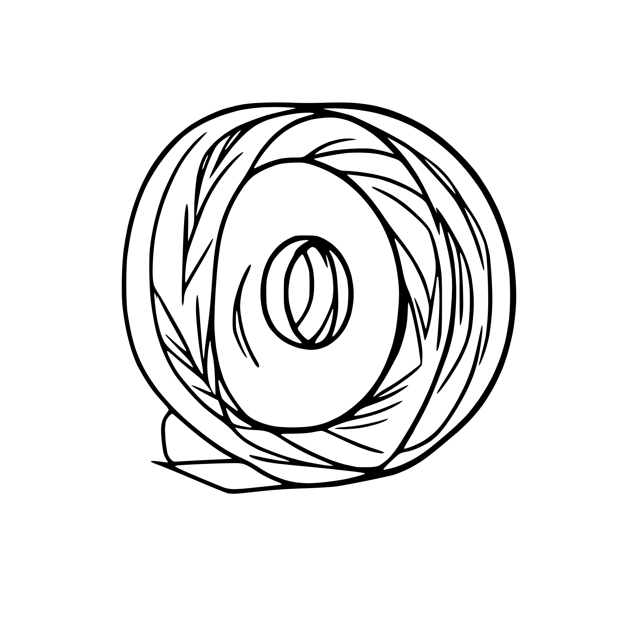 AI-generated SVG of a 3d printing filament roll with material