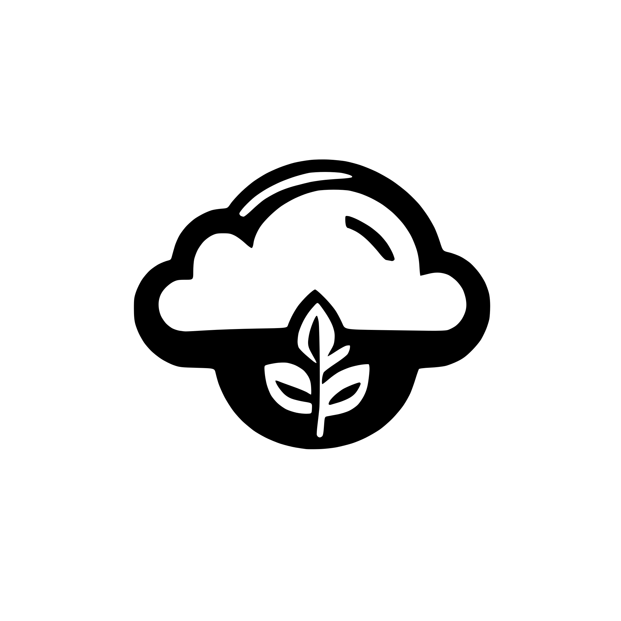 AI-generated SVG of a cloudy weather app icon