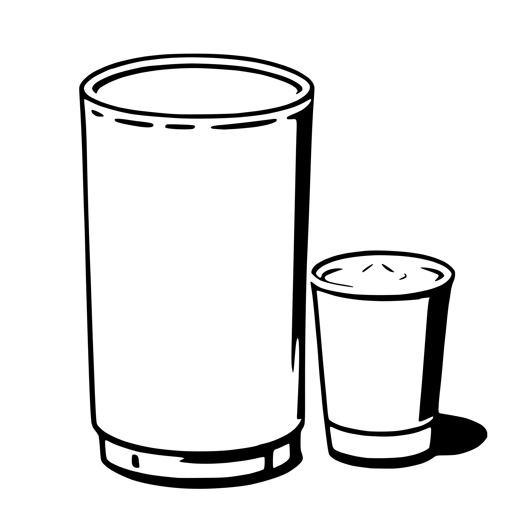 AI-generated SVG of a milk
