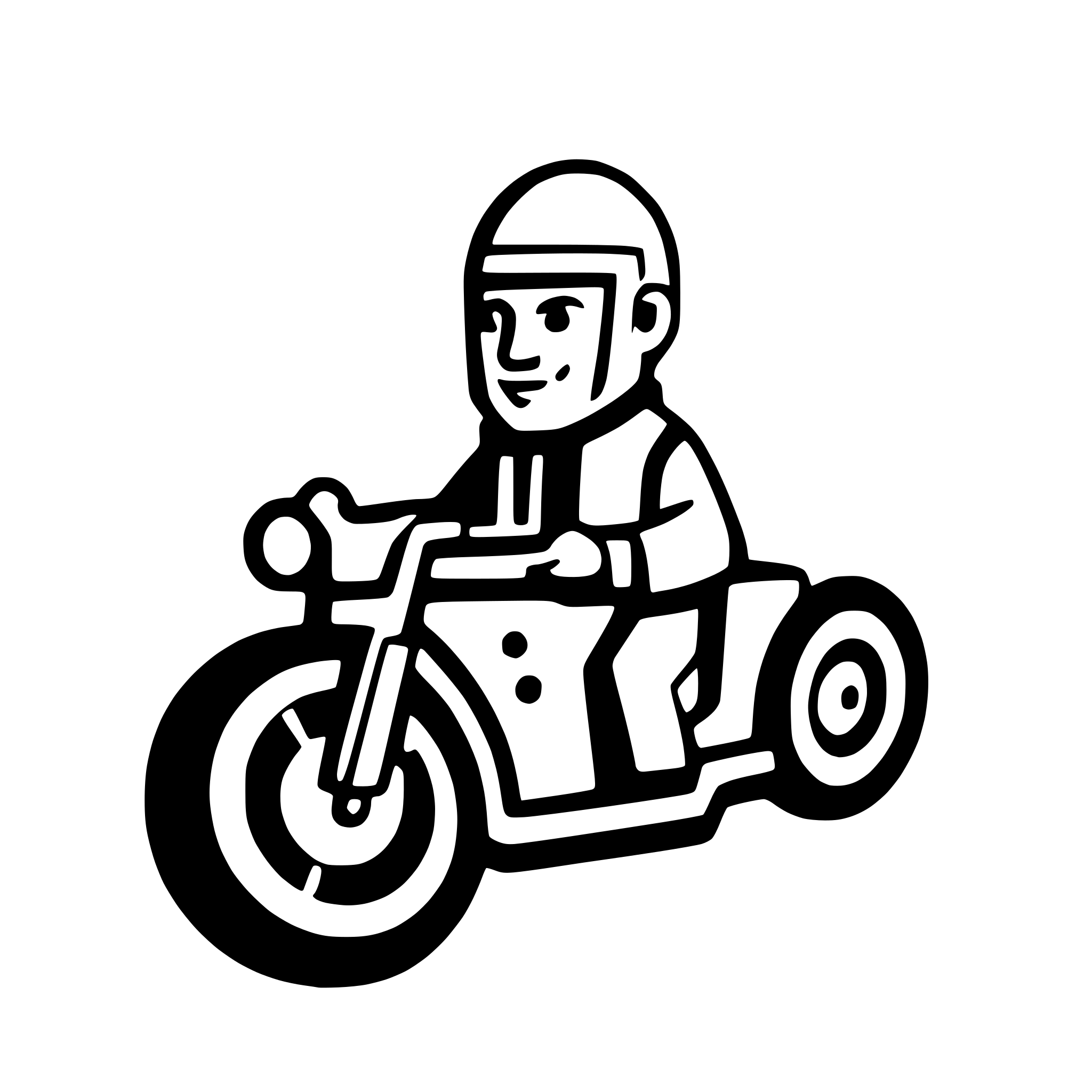 AI-generated SVG of a Pope riding a motorcycle