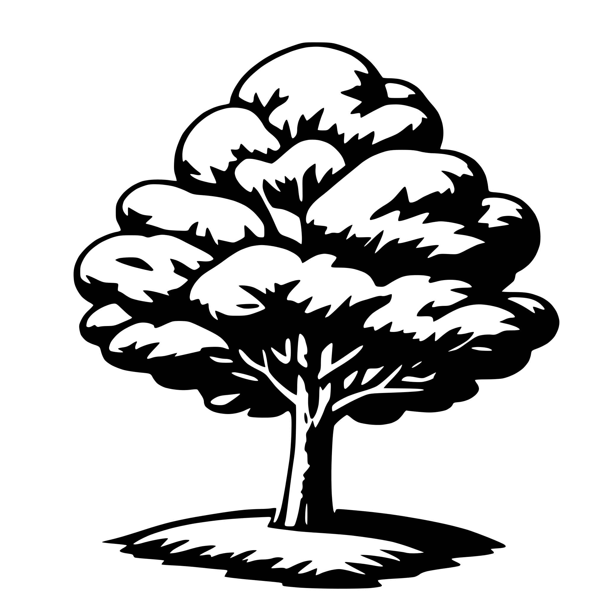 AI-generated SVG of a baum