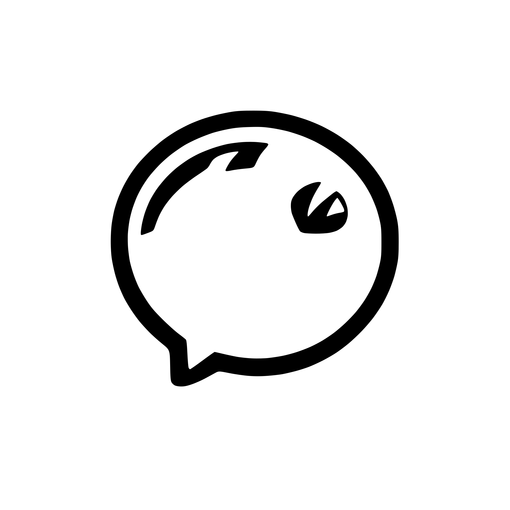 AI-generated SVG of a A simple, modern chat bubble icon in soft blue, placed on a clean white background. The bubble should have a friendly, inviting look, symbolizing communication and daily updates