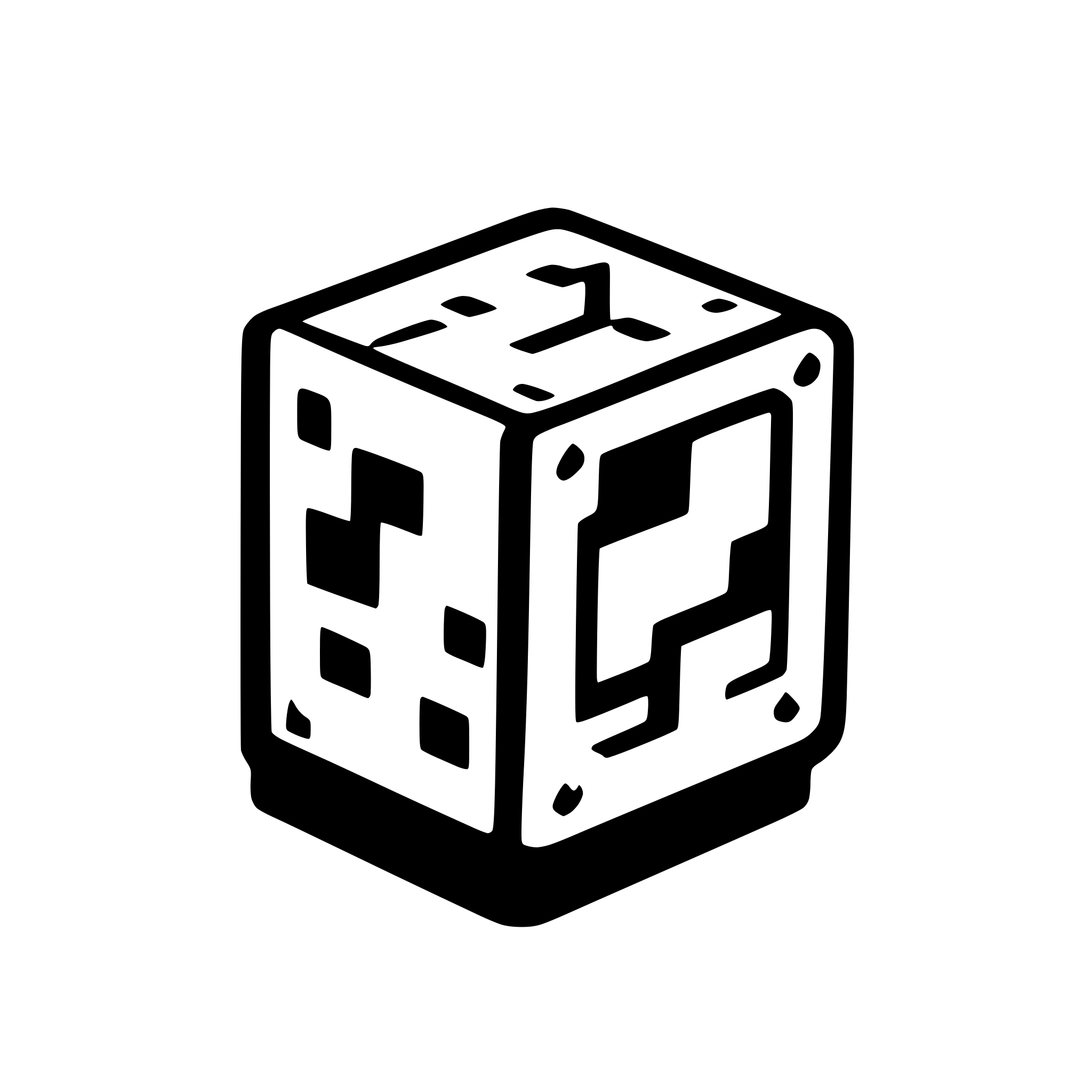 AI-generated SVG of a Minecraft logo