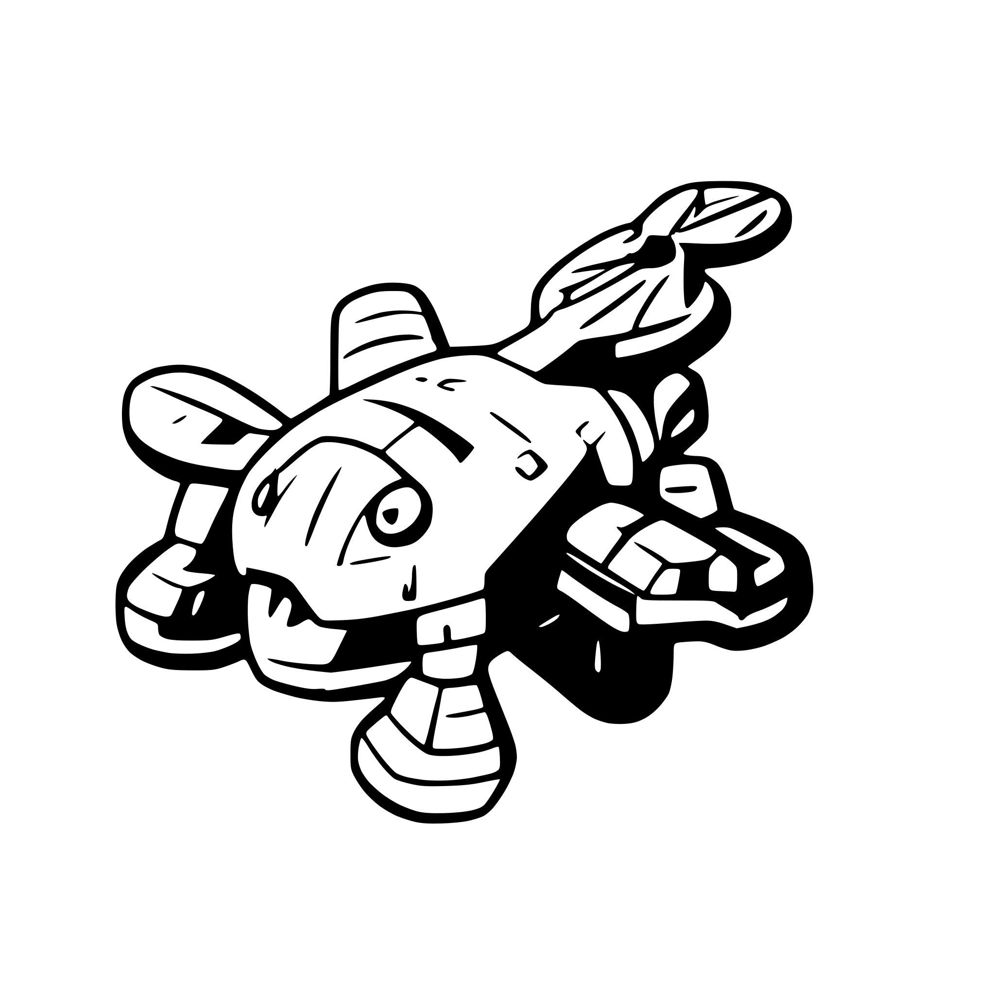 AI-generated SVG of 'isometric recon drone'