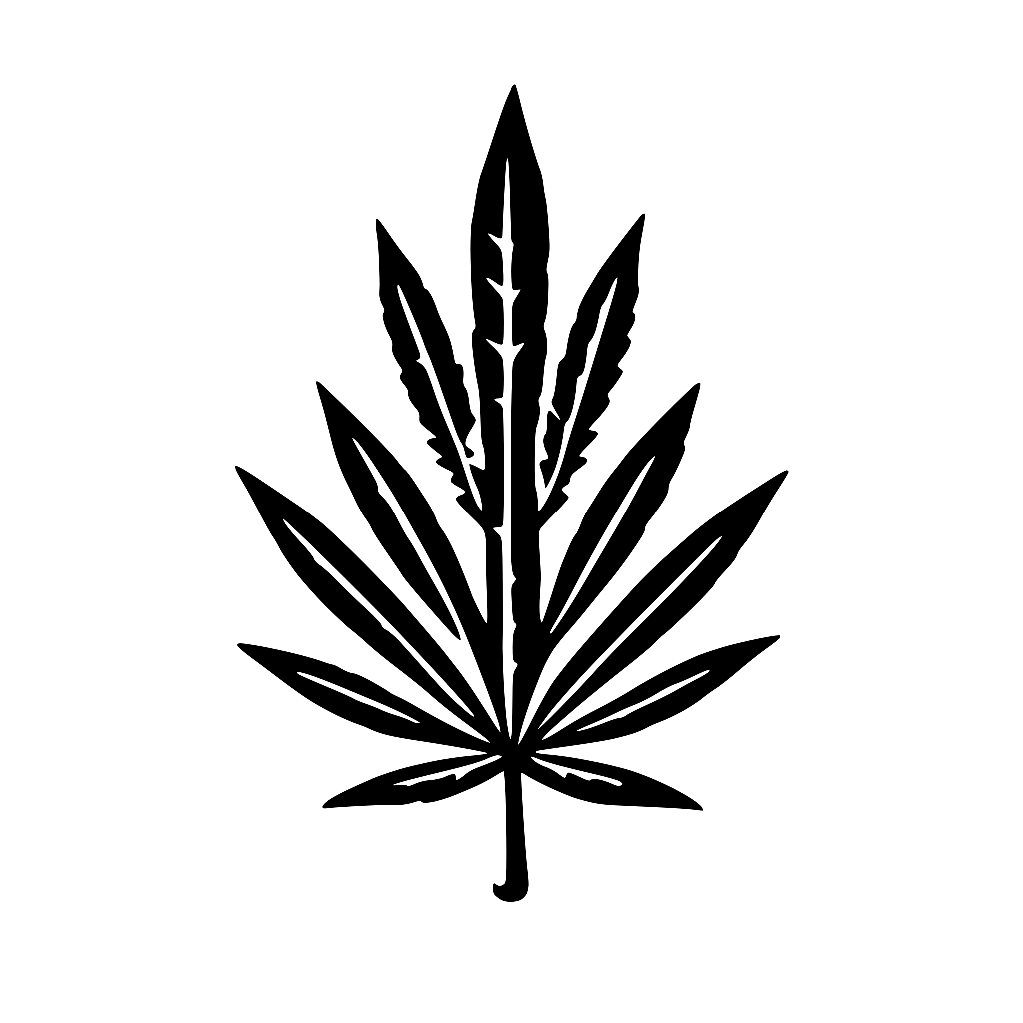 AI-generated SVG of a Cannabis Anchor medical