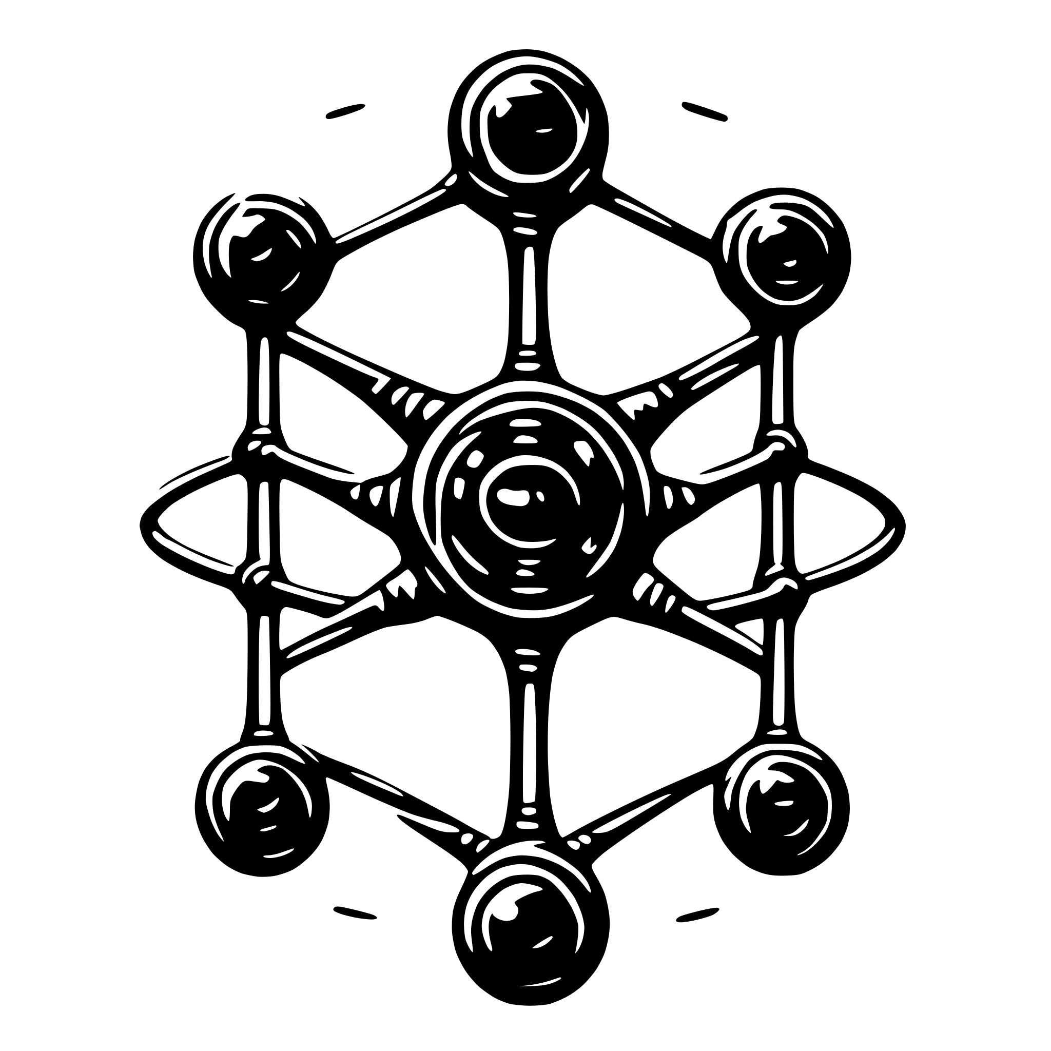 AI-generated SVG of a neural network