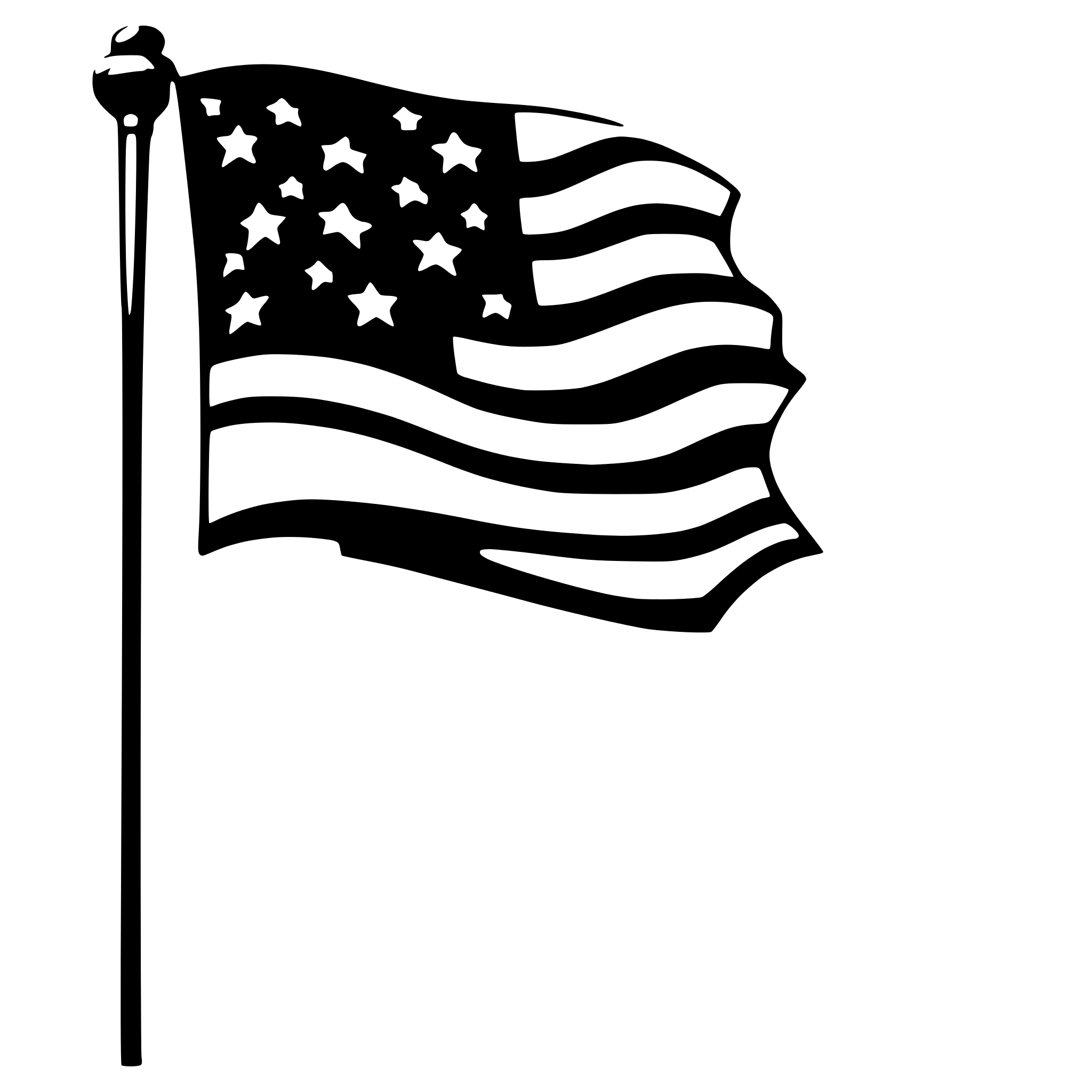 AI-generated SVG of a flag