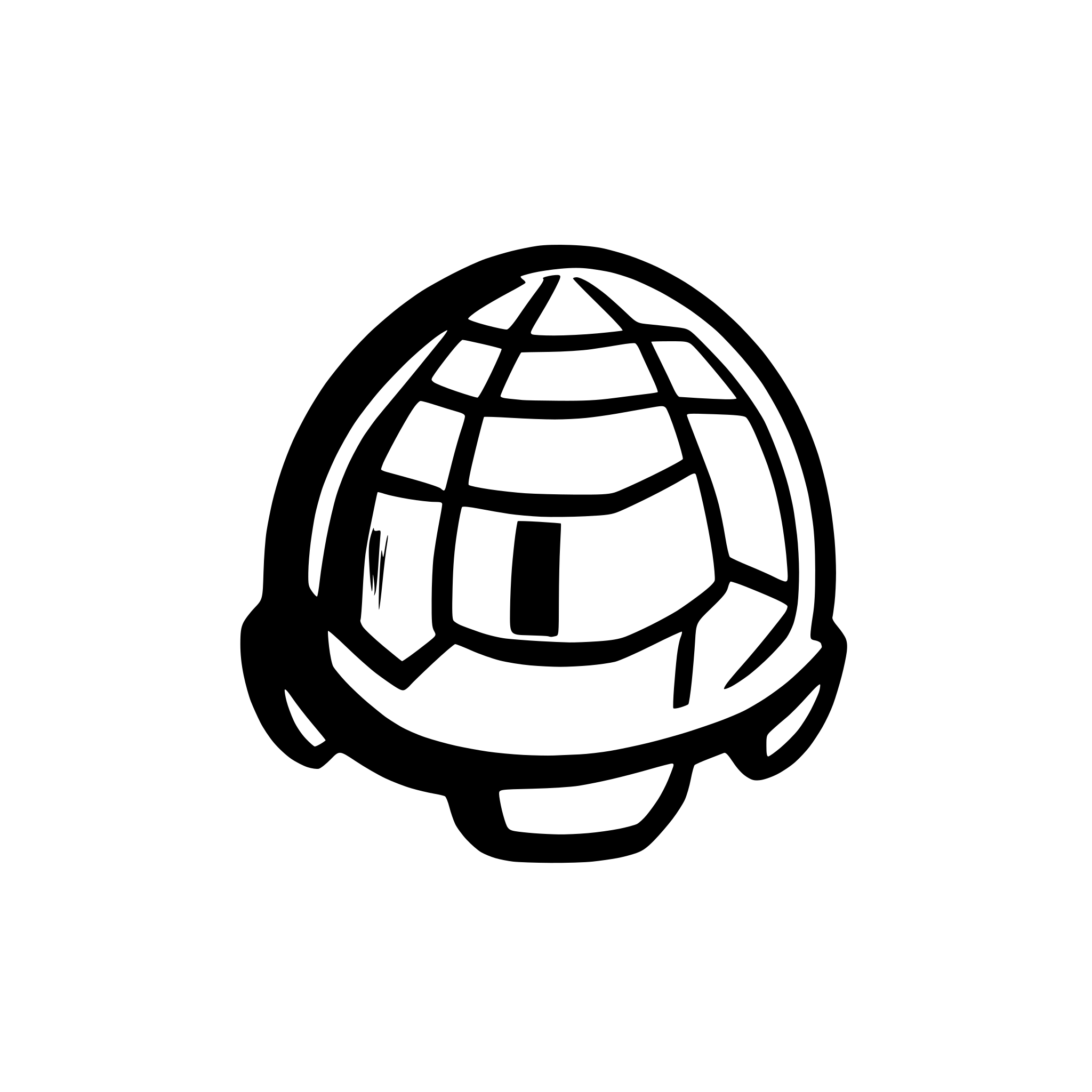 AI-generated SVG of a turtle shell