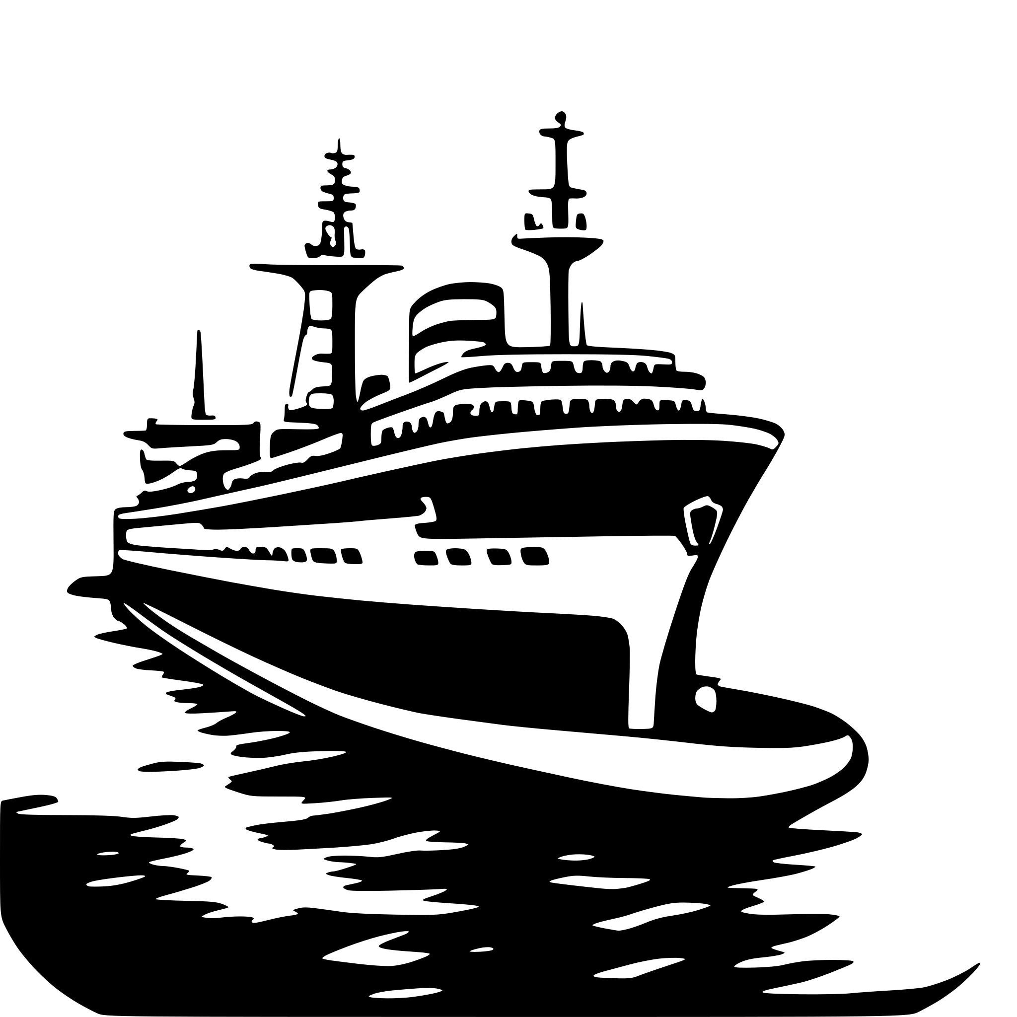 AI-generated SVG of 'containership in harbor'