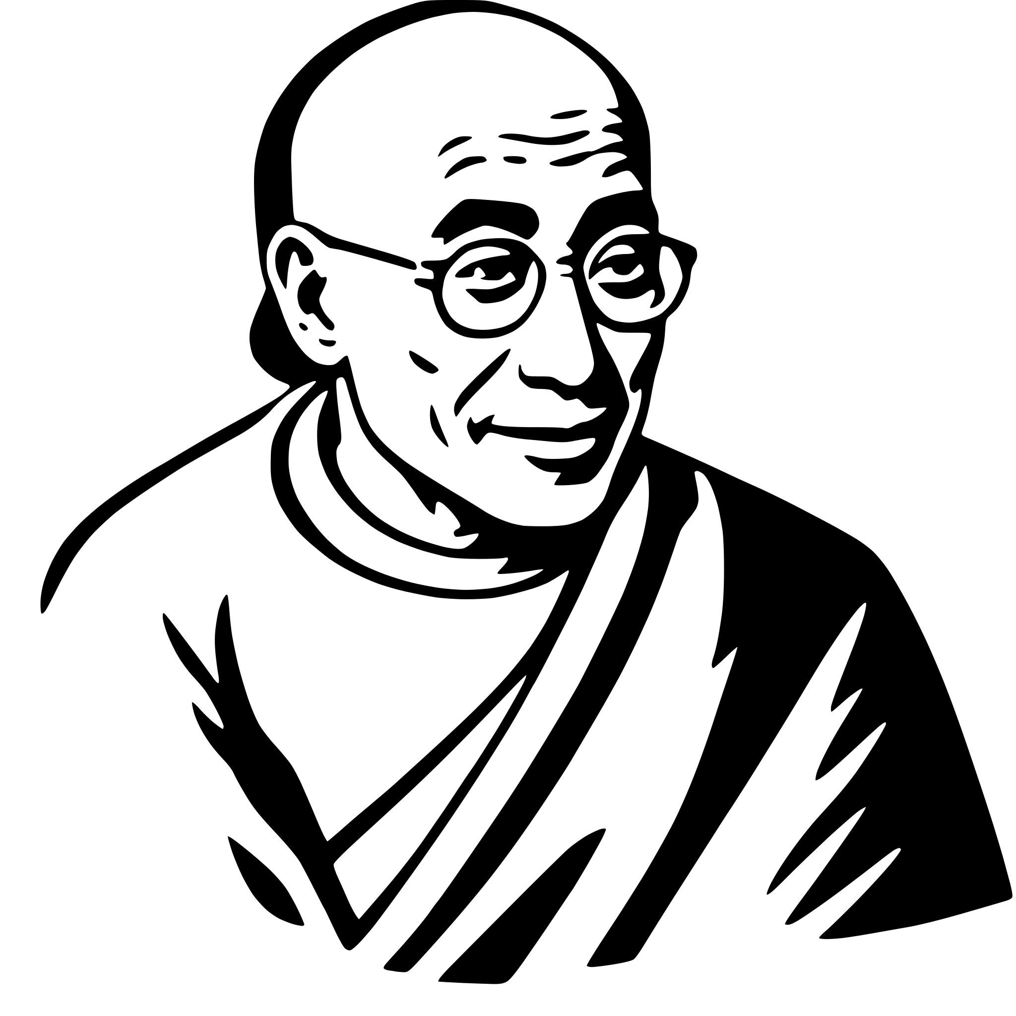 AI-generated SVG of 'dalai lama'