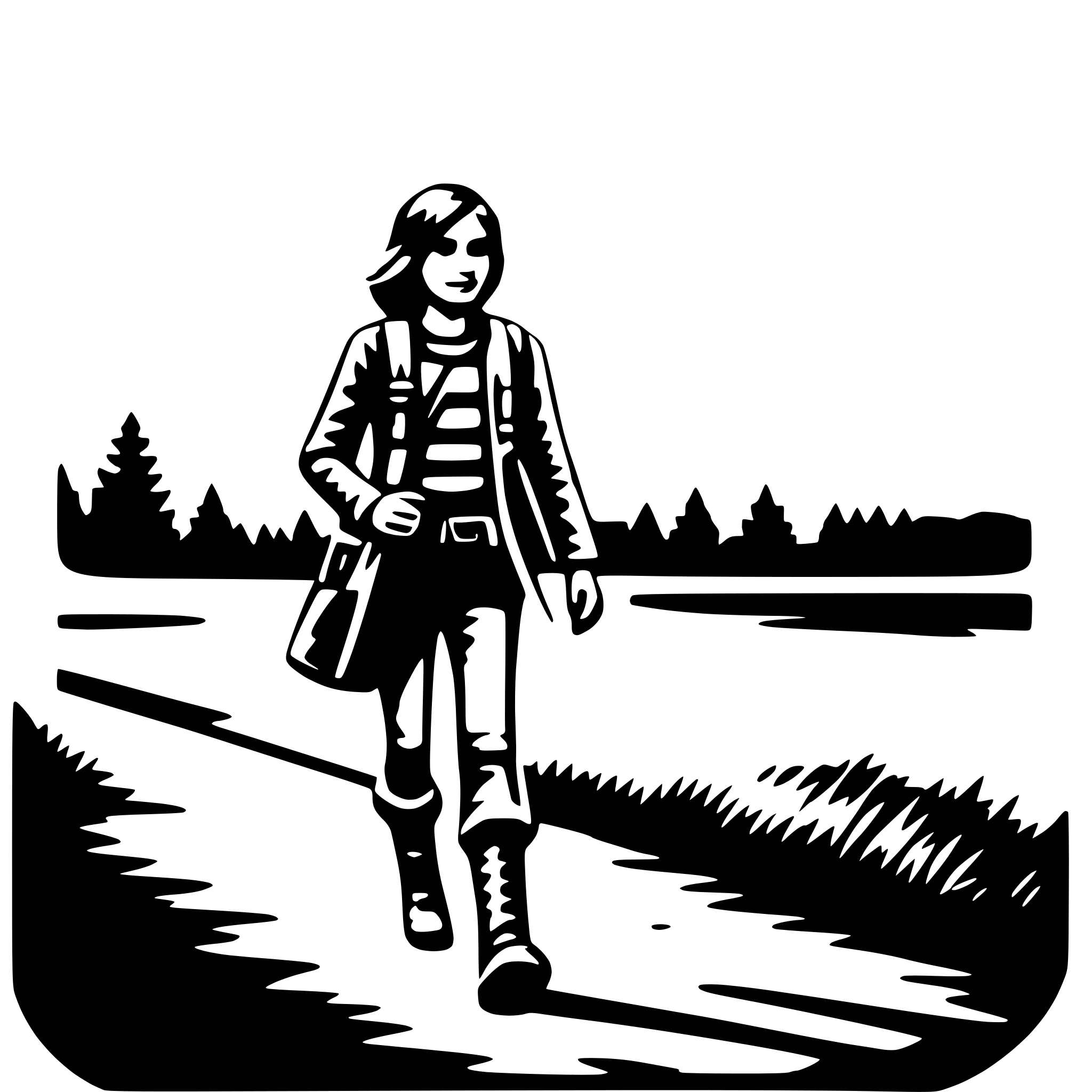 AI-generated SVG of 'outdoor adventure'