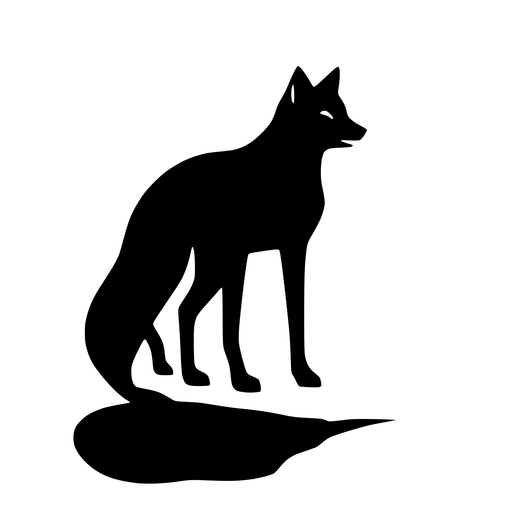 AI-generated SVG of 'fox'