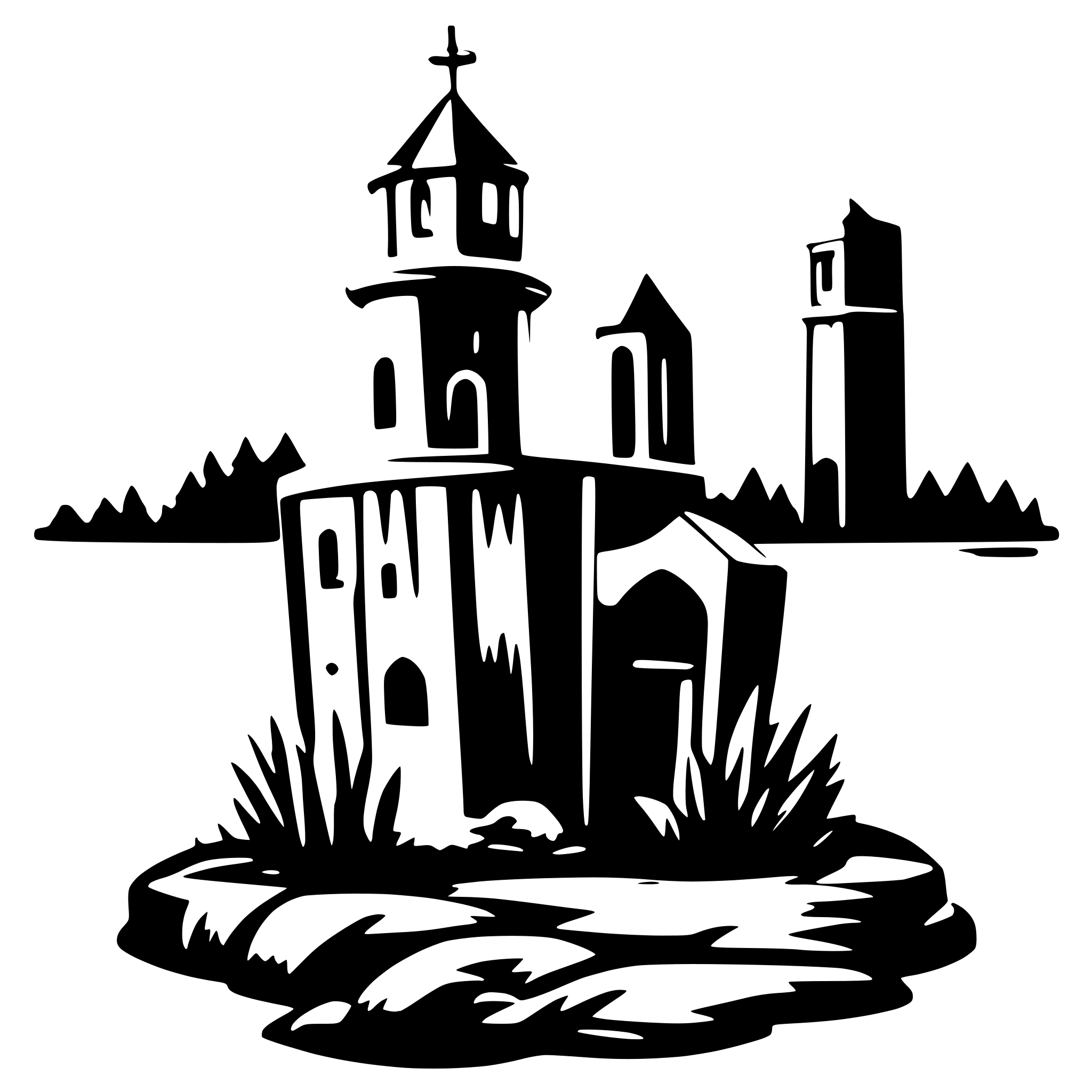AI-generated SVG of a góra z psem