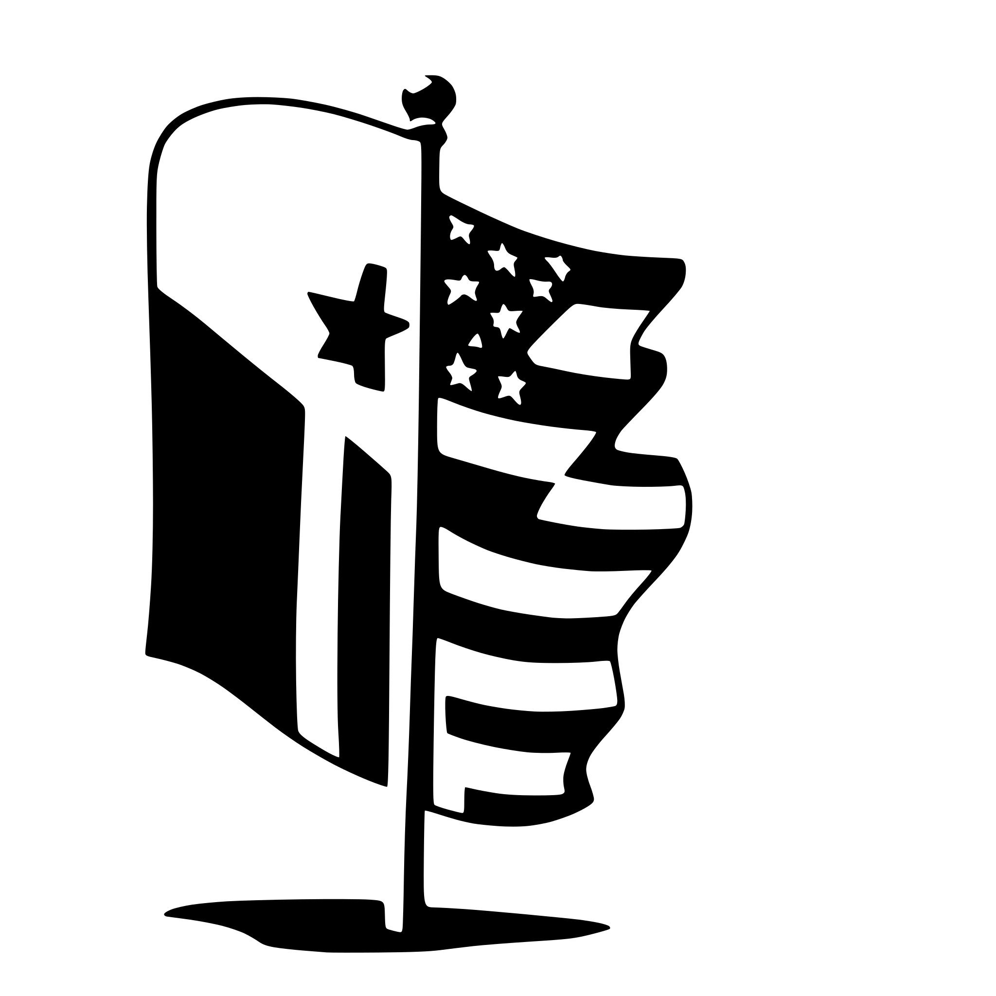 AI-generated SVG of a flag