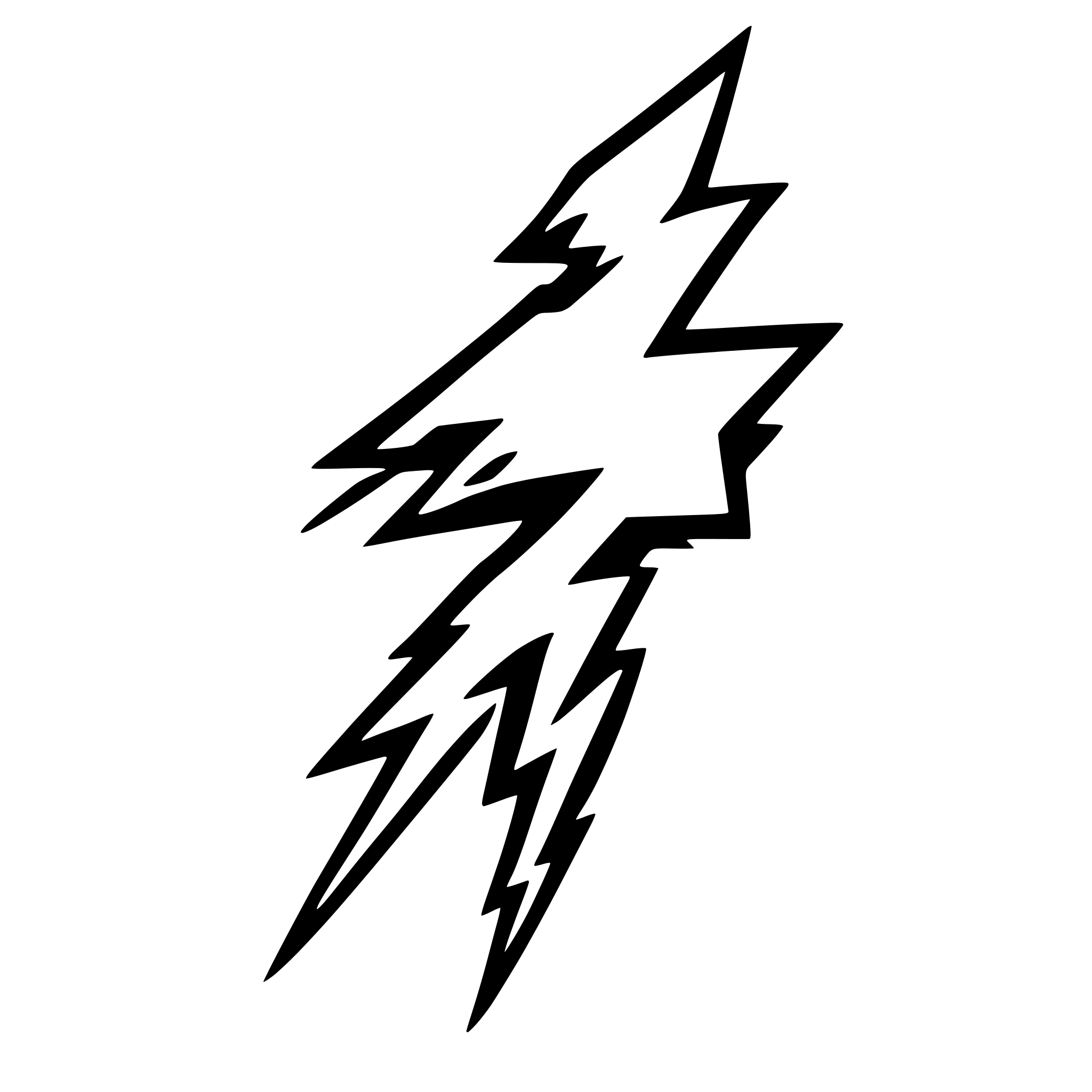 AI-generated SVG of 'lightning bolt'