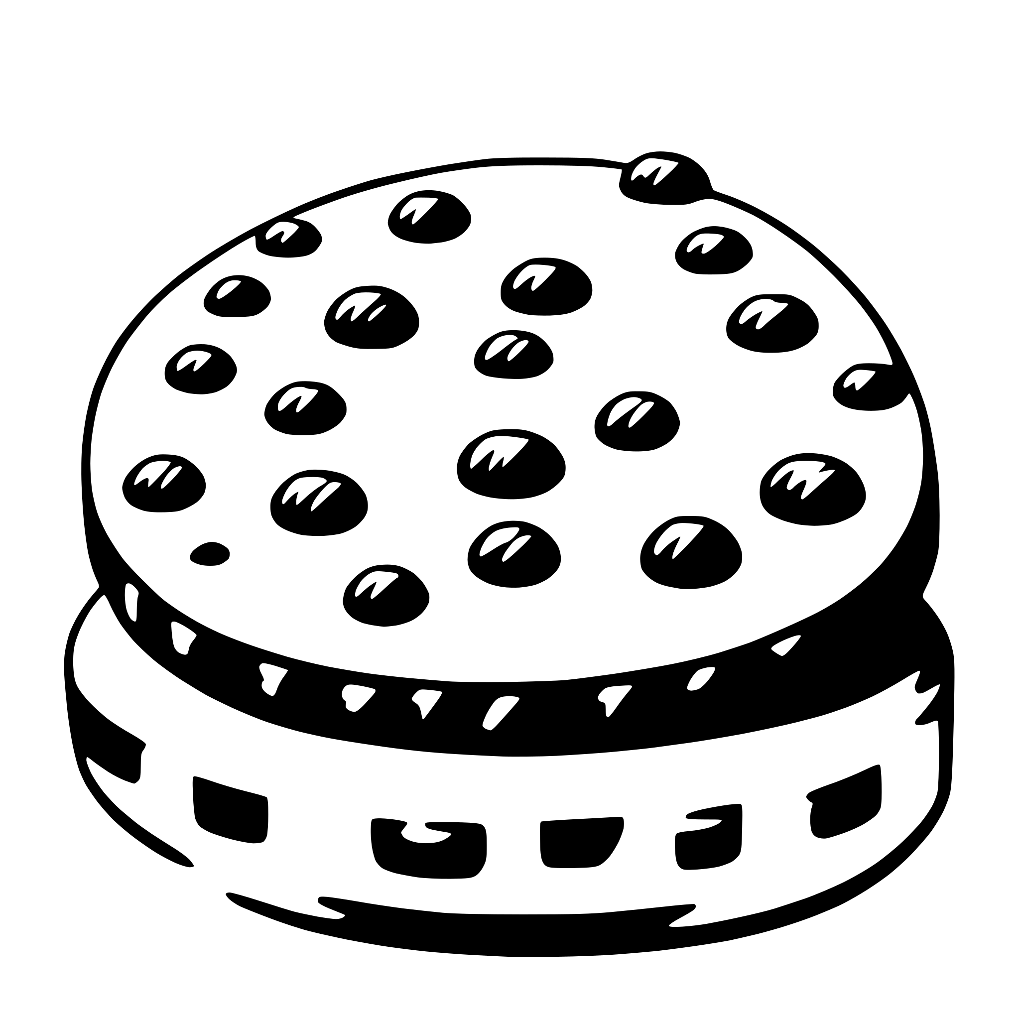 AI-generated SVG of a cookie
