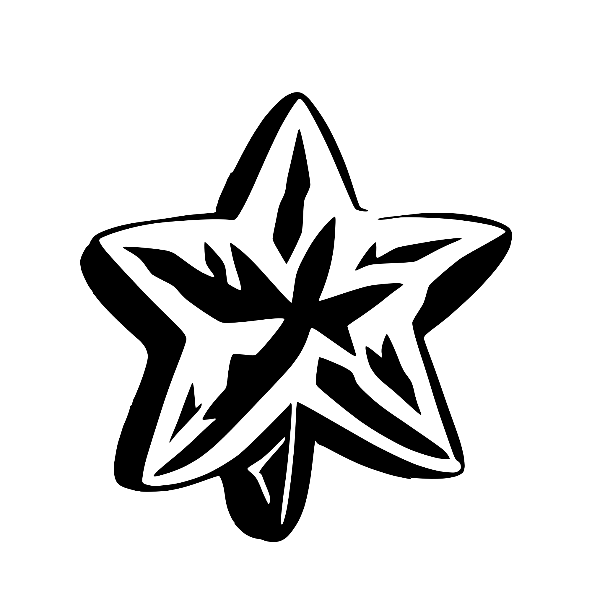 AI-generated SVG of a star