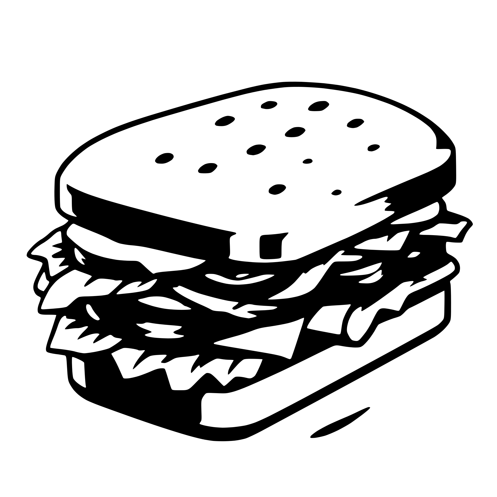 AI-generated SVG of a sandwich
