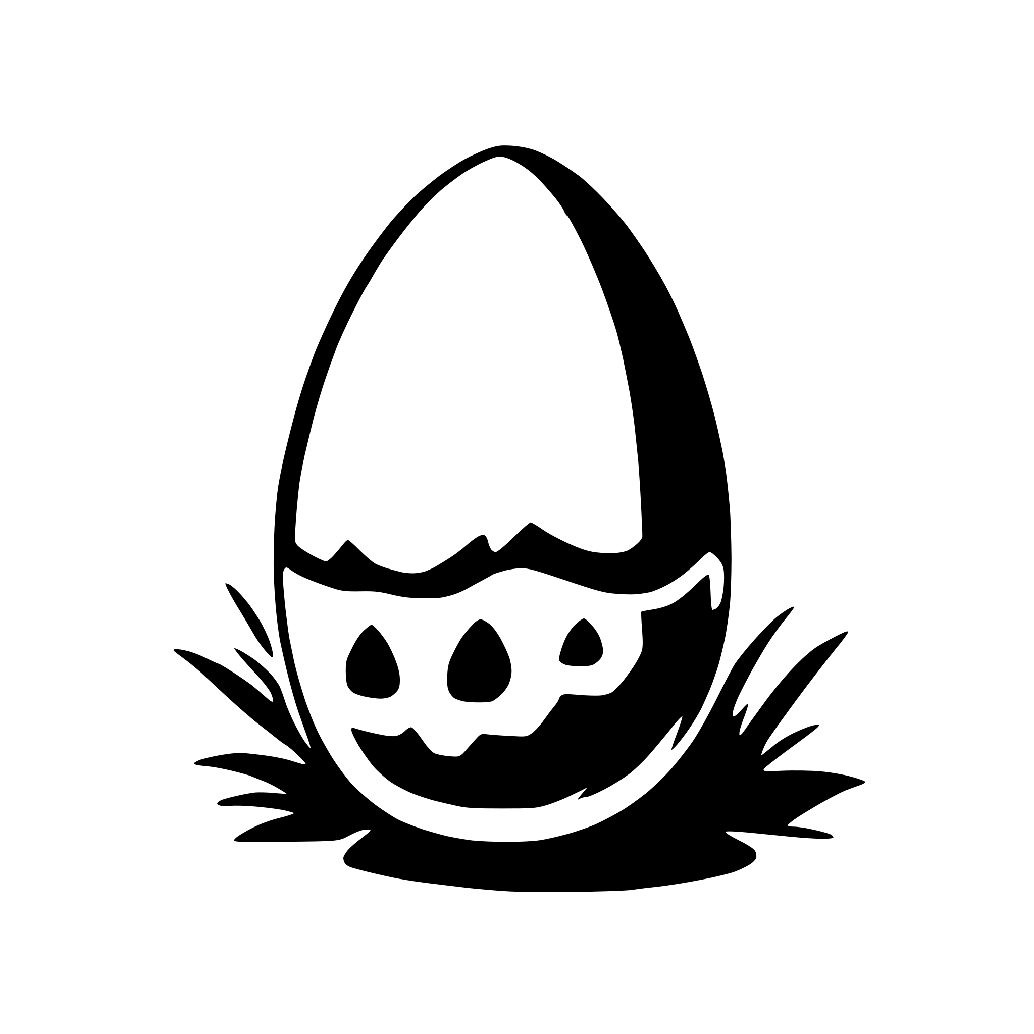 AI-generated SVG of a easter egg