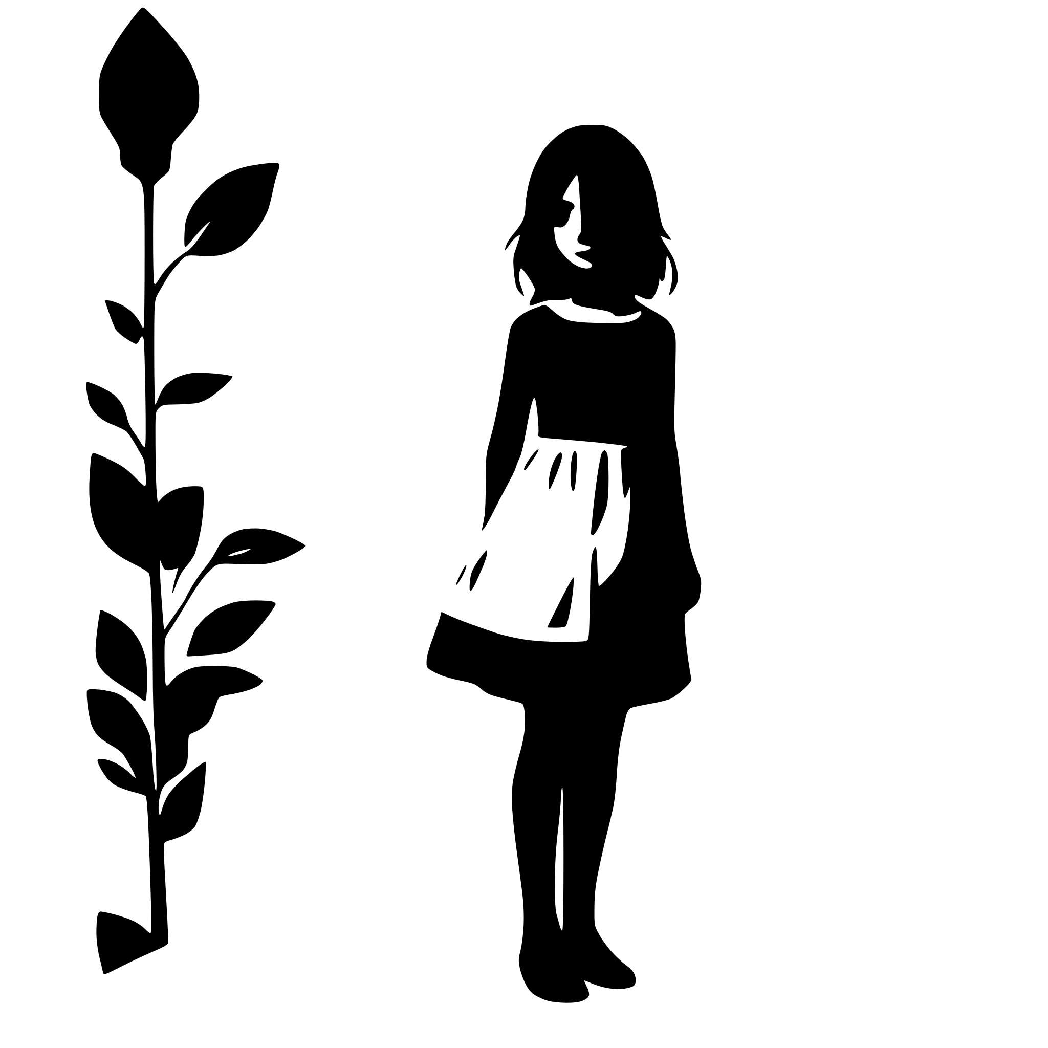 AI-generated SVG of a silhouette