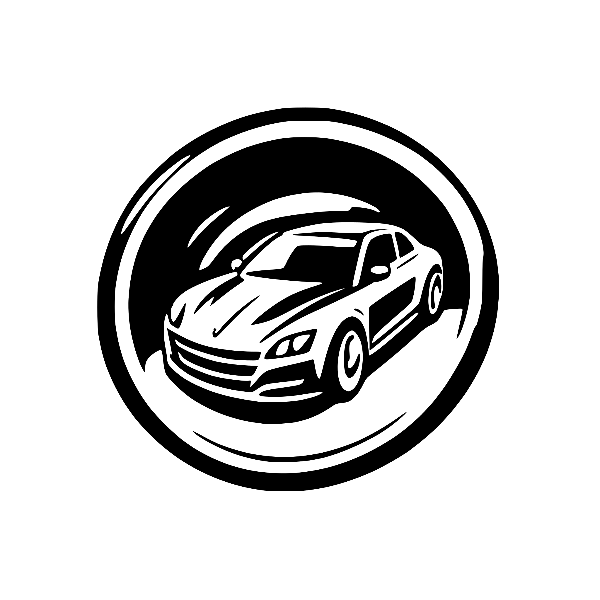 AI-generated SVG of a Luxury Car Shop Logo, Modern, colored