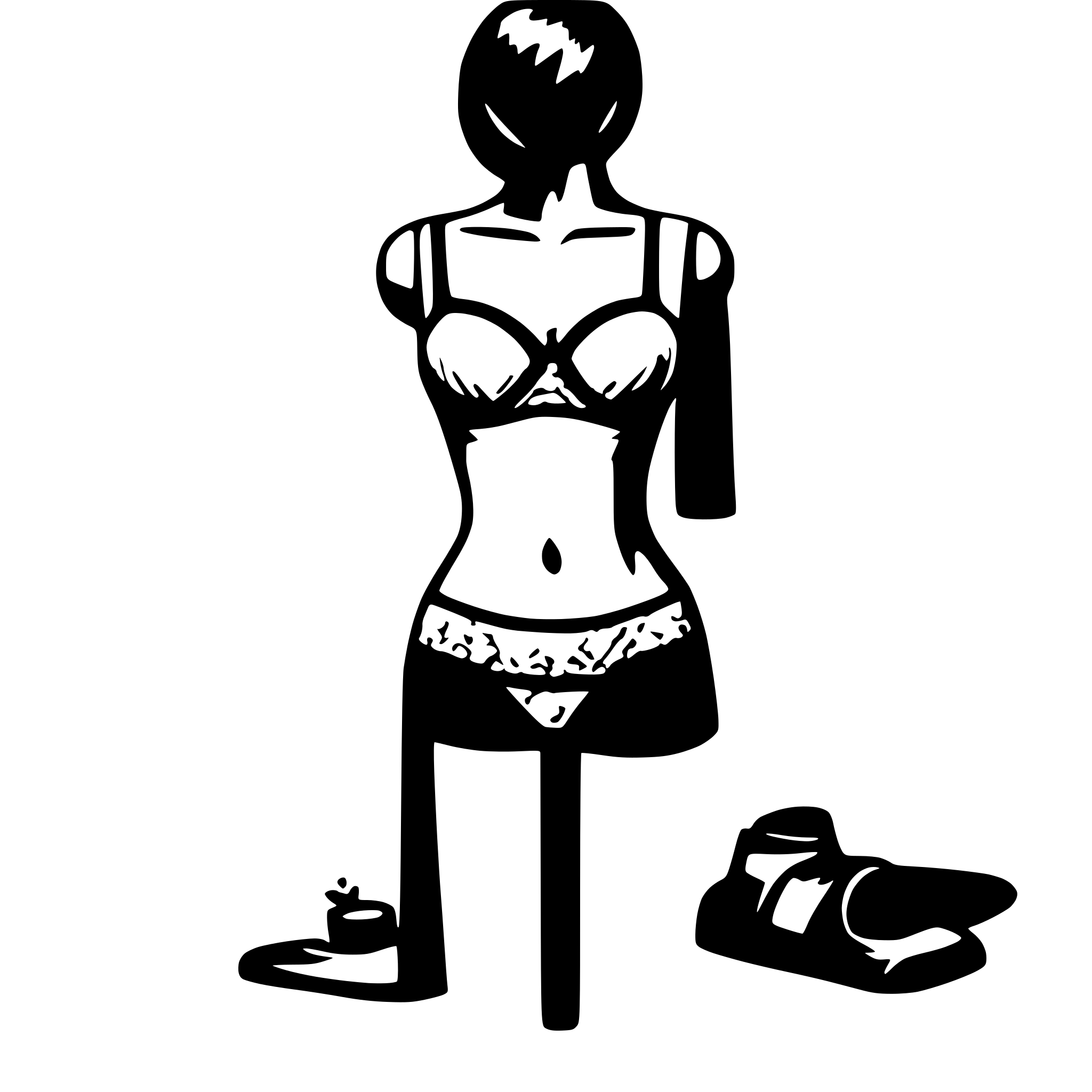 AI-generated SVG of 'lingerie'