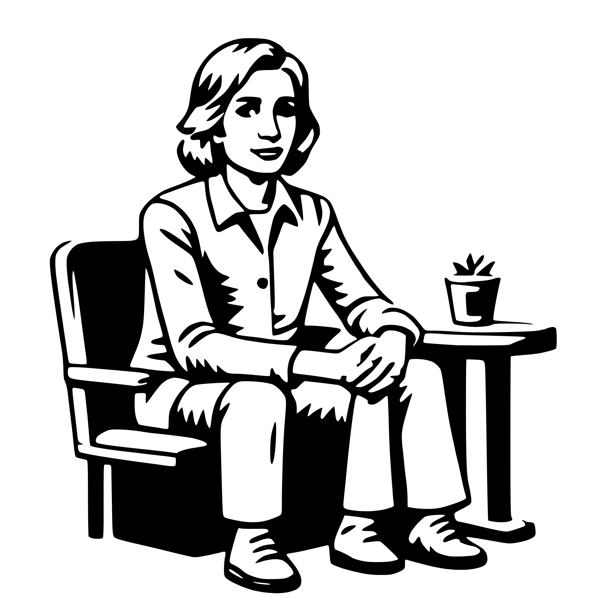 AI-generated SVG of 'counselor'