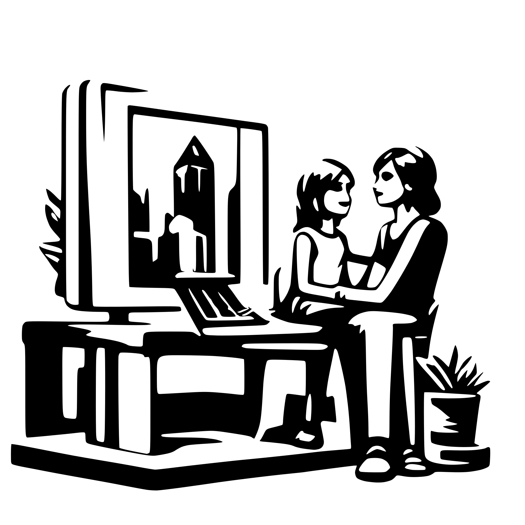 AI-generated SVG of a responsive website design