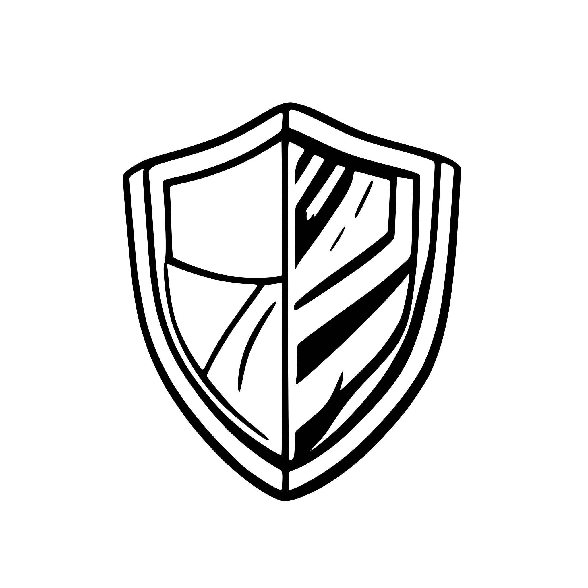 AI-generated SVG of 'Shield simple'