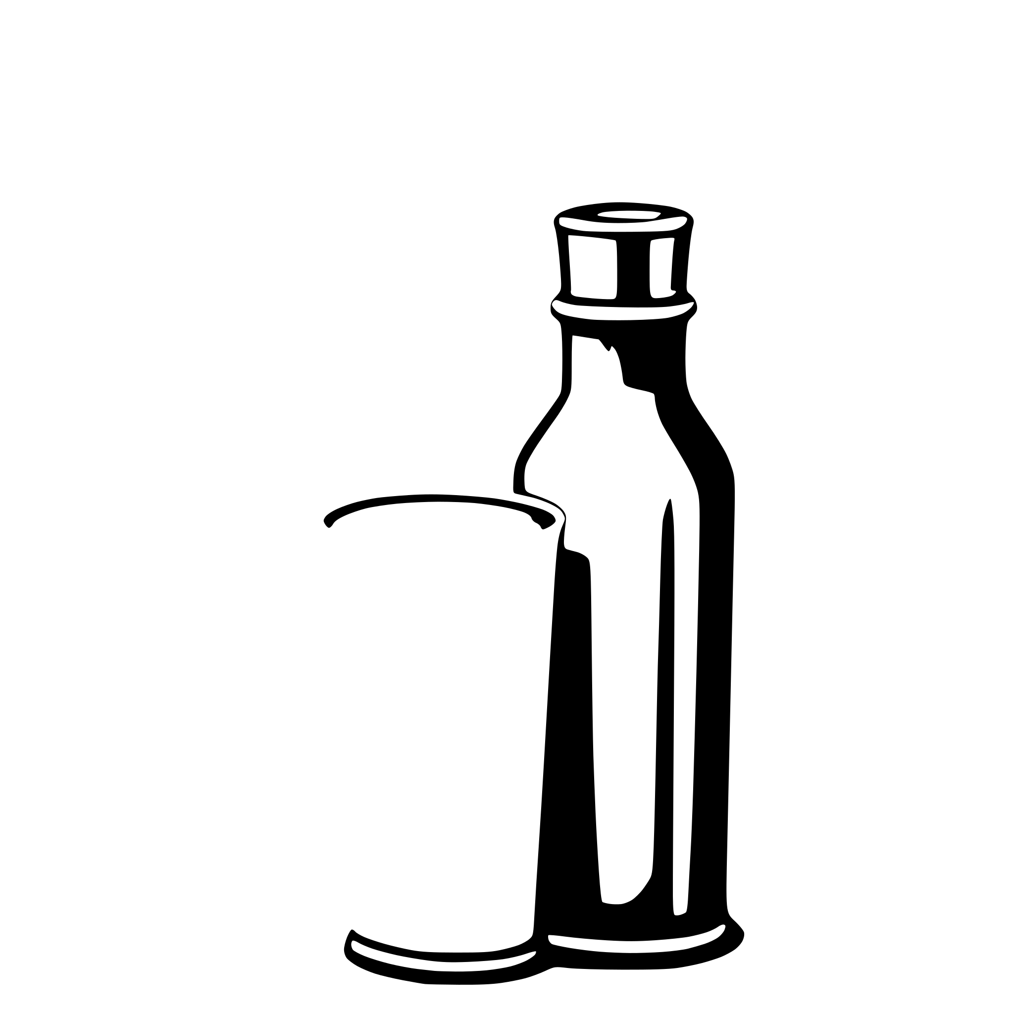 AI-generated SVG of a bottle milk