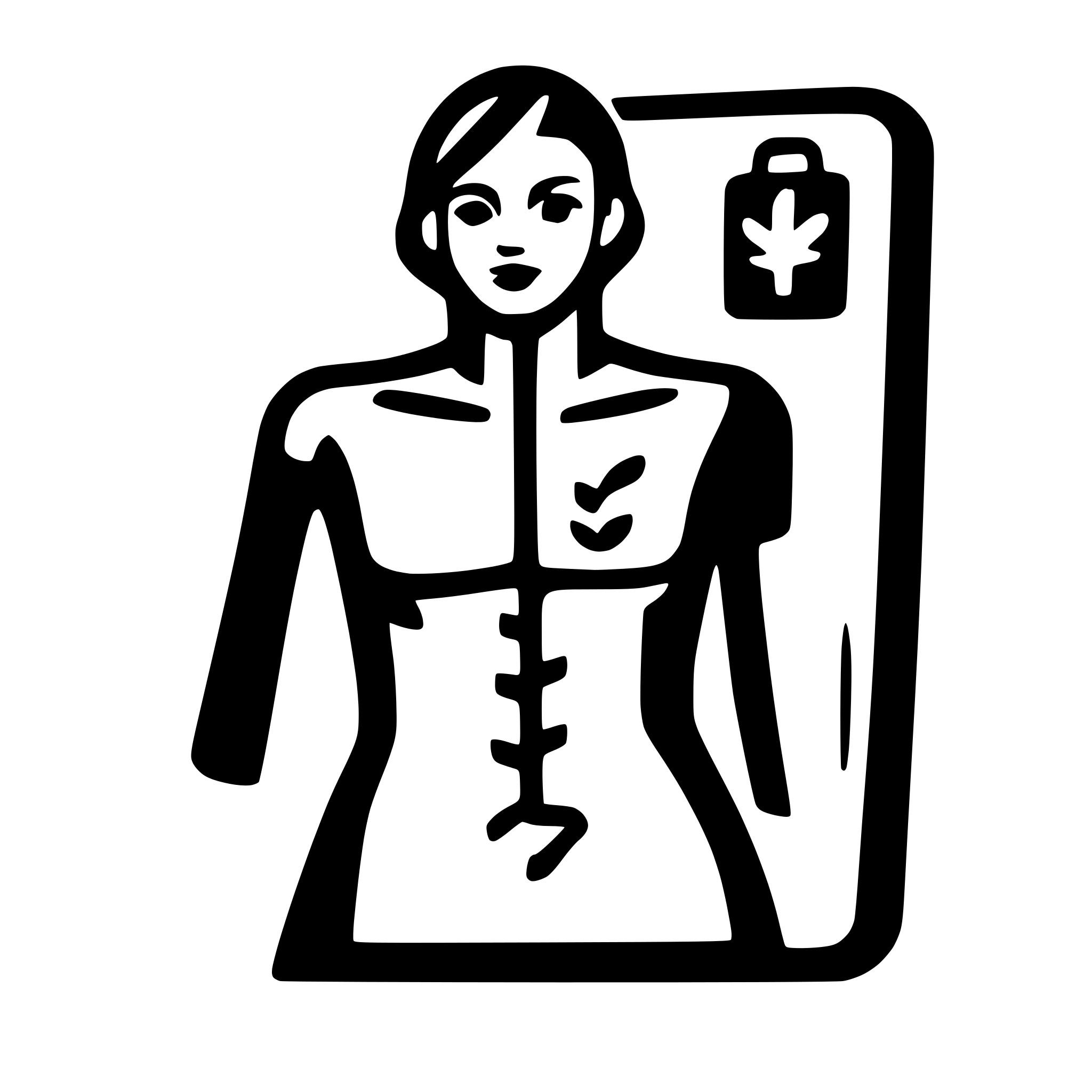 AI-generated SVG of a chest x ray