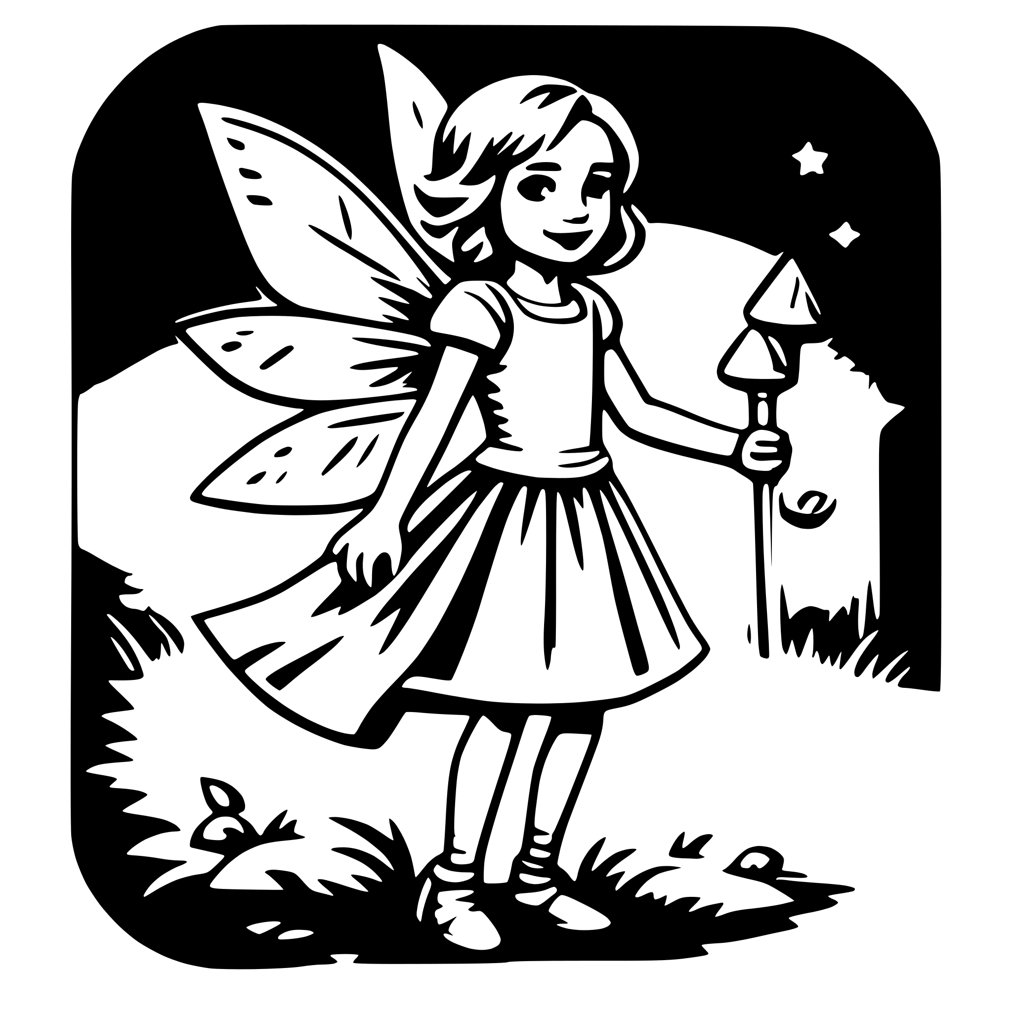AI-generated SVG of 'fairy'