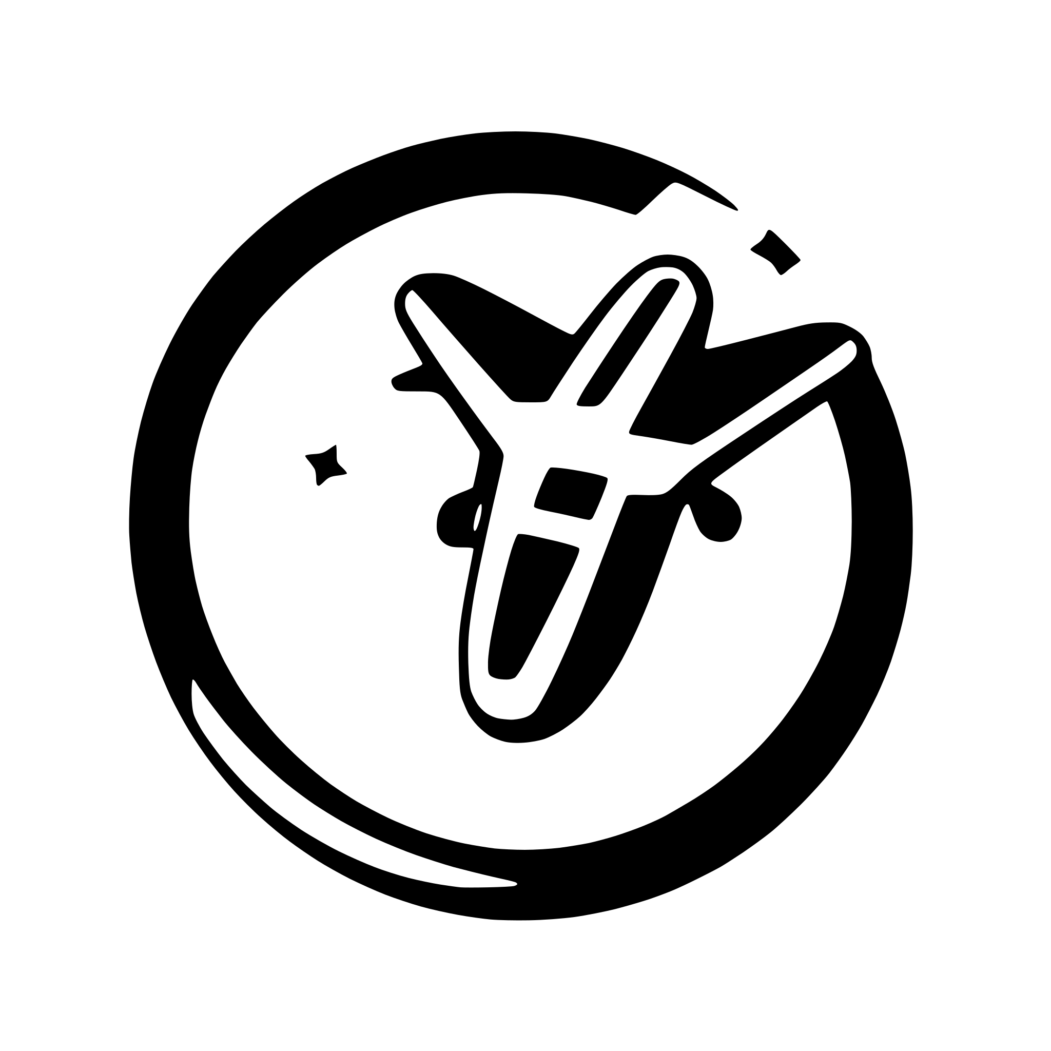 AI-generated SVG of 'plane flying above earth'