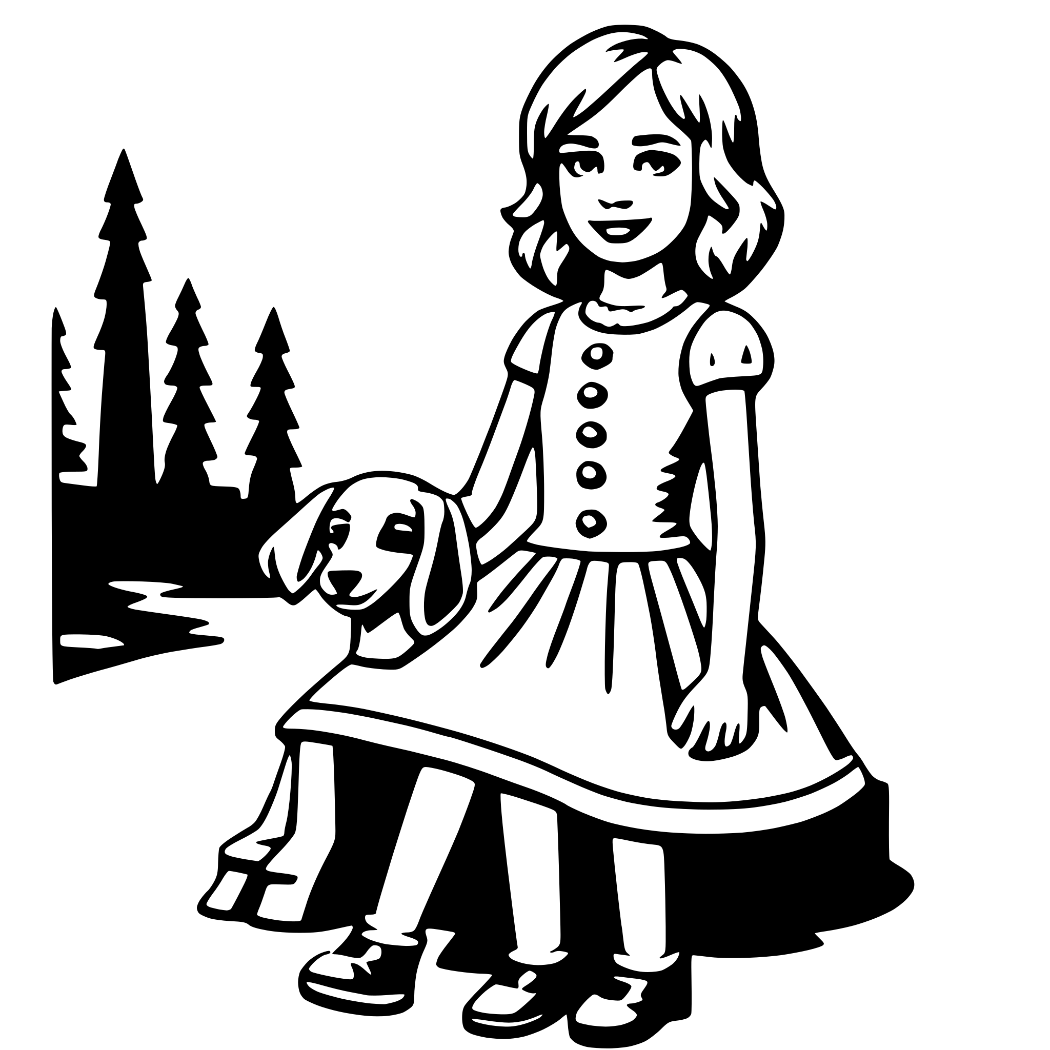 AI-generated SVG of a dolly