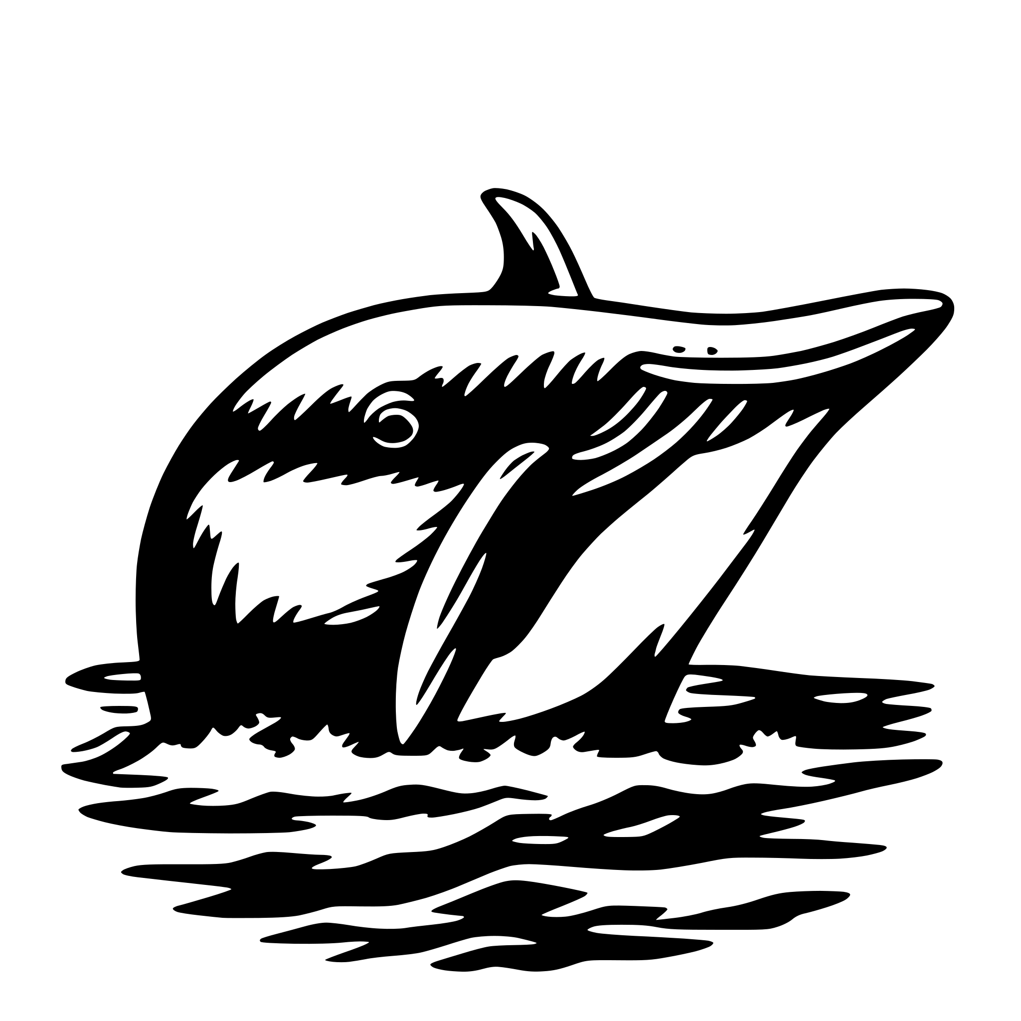 AI-generated SVG of 'whale'