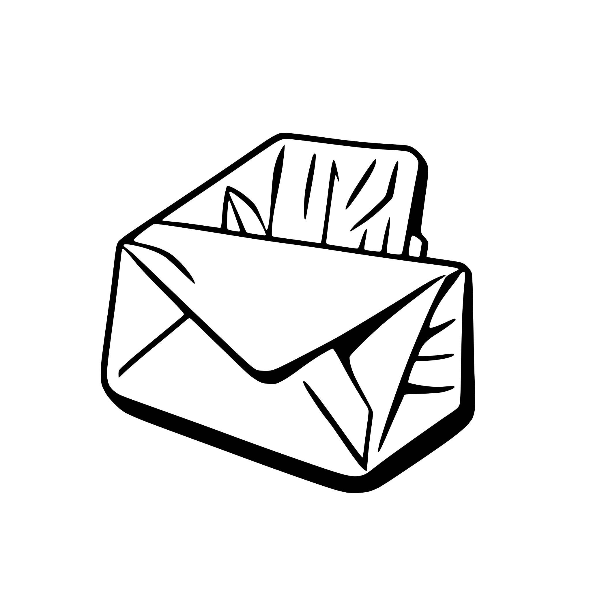 AI-generated SVG of a a letter