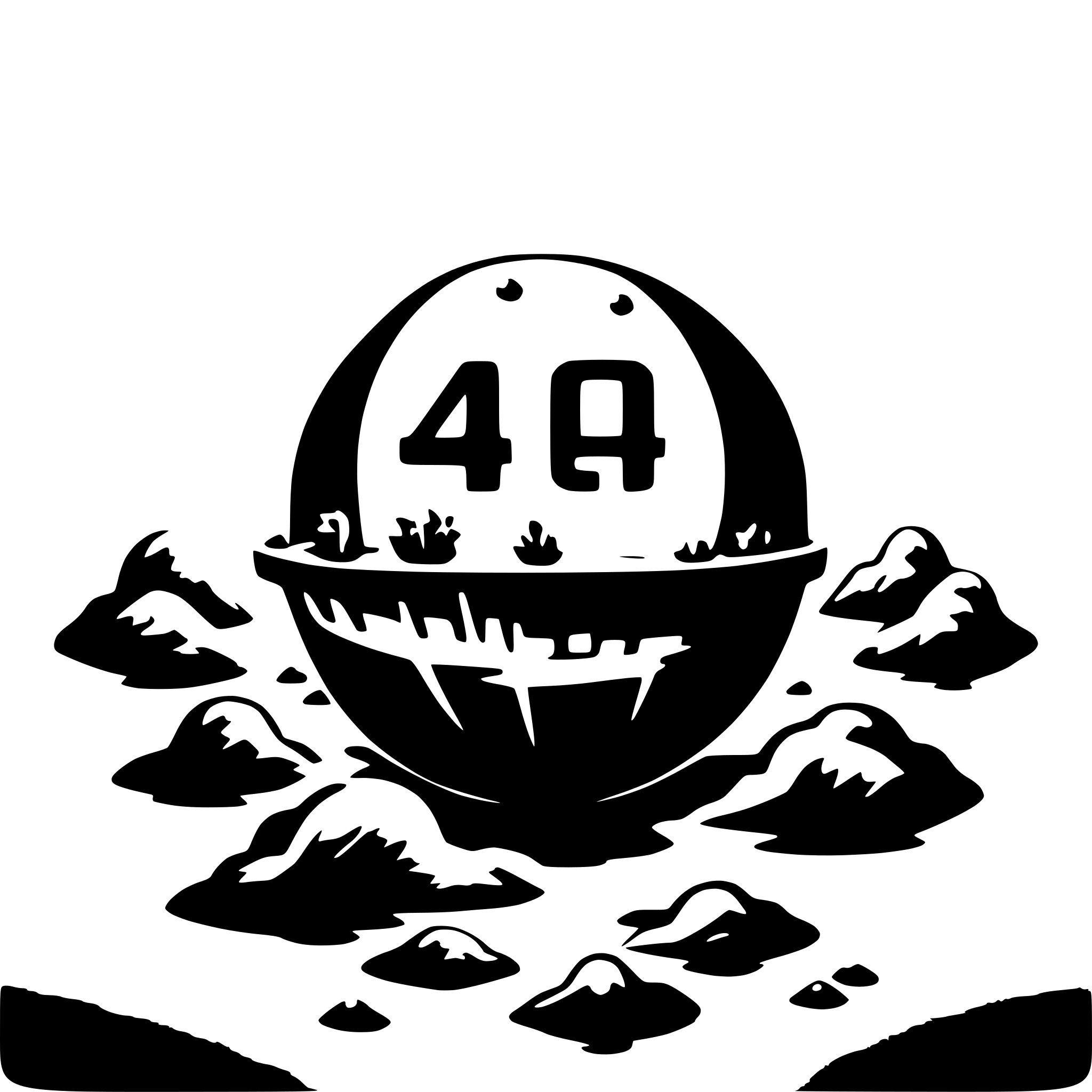 AI-generated SVG of 'missing 404 floating in spacew'