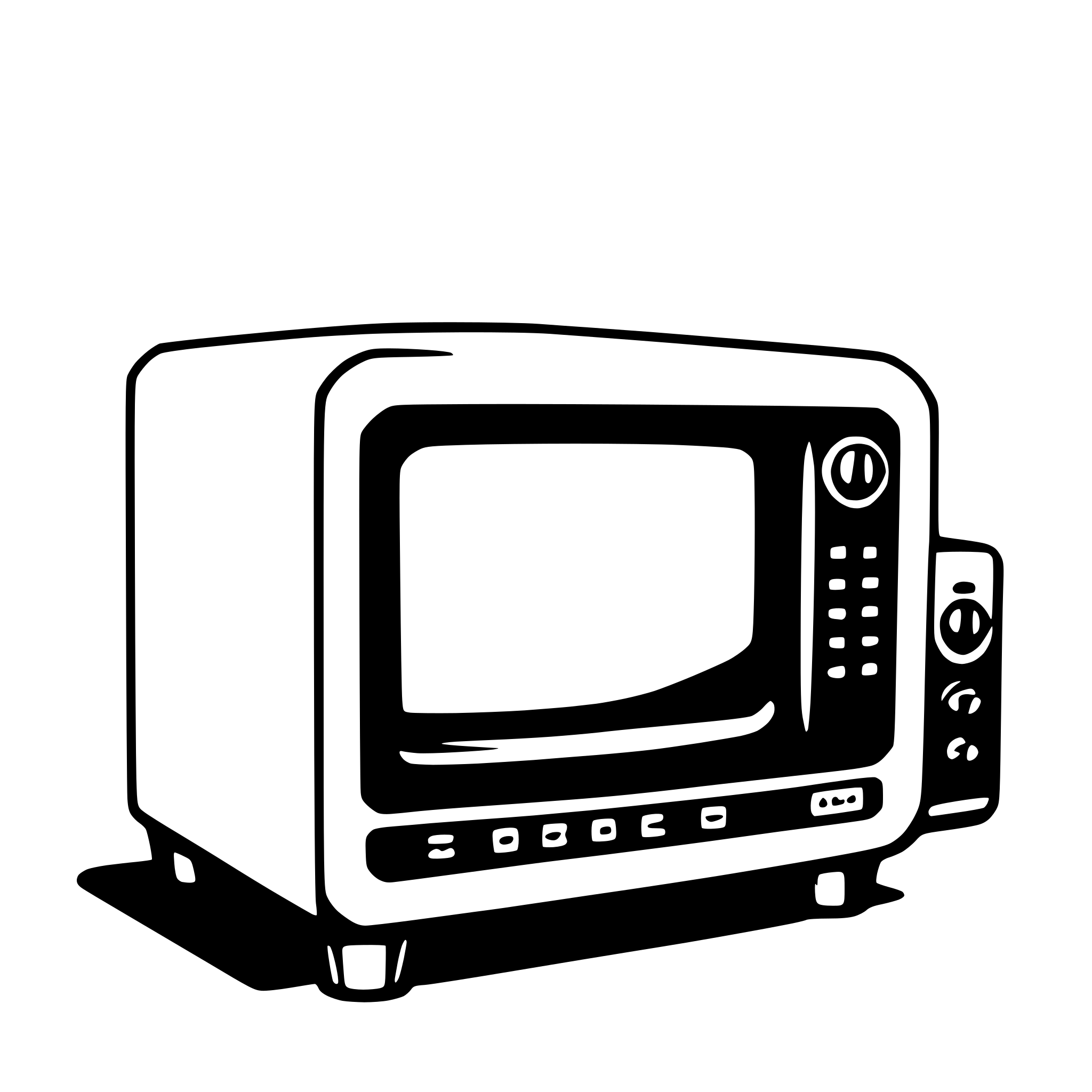 AI-generated SVG of 'microwave oven'