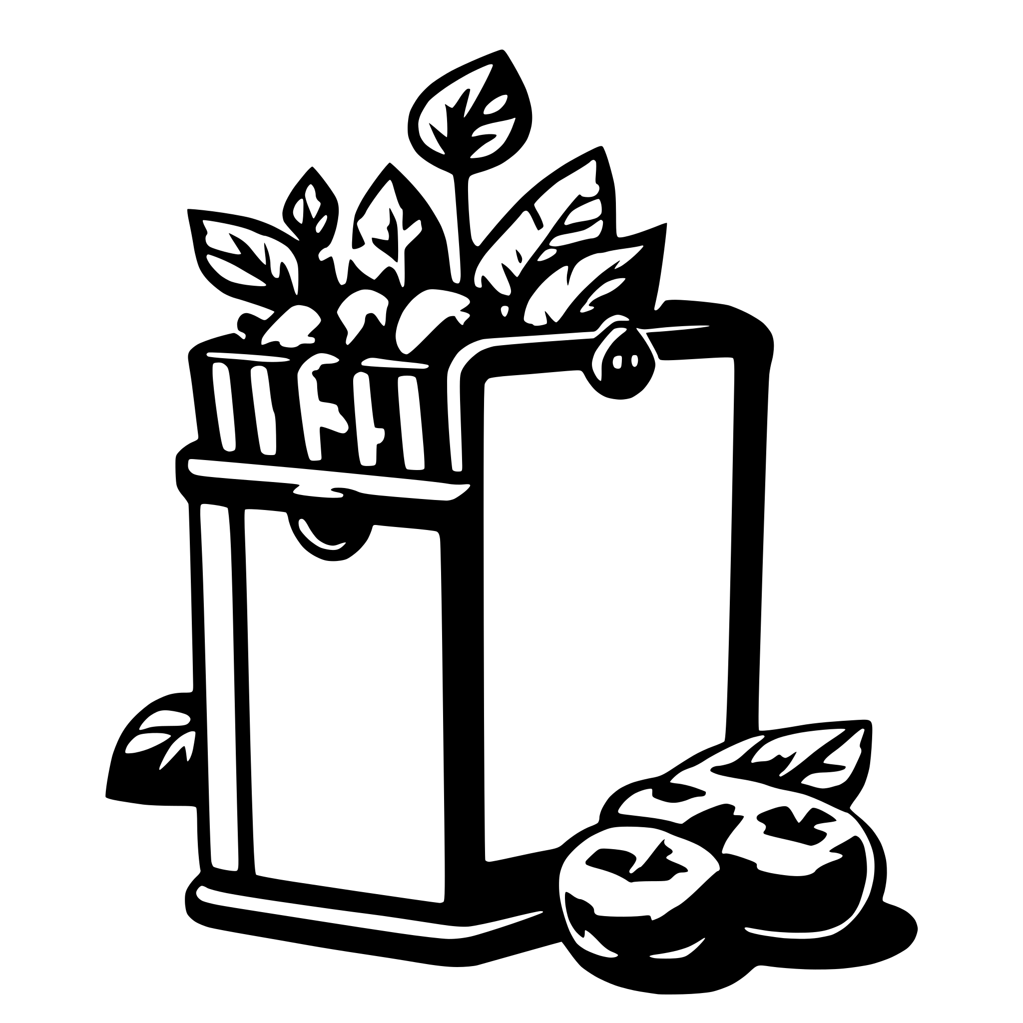 AI-generated SVG of 'shopping list'
