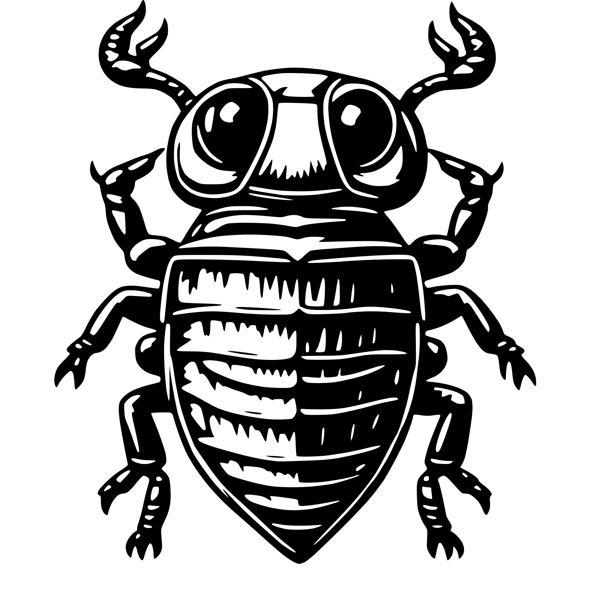 AI-generated SVG of a un énorme scarabé très disproportionné visible dans sa totalité de côté en simple linocut style monochrome , image format portrait allongée. fond blanc en arriere plan AI-generated SVG of a un énorme scarabé très disproportionné visible dans sa totalité de côté en simple linocut style monochrome , image format portrait allongée. fond blanc en arriere plan