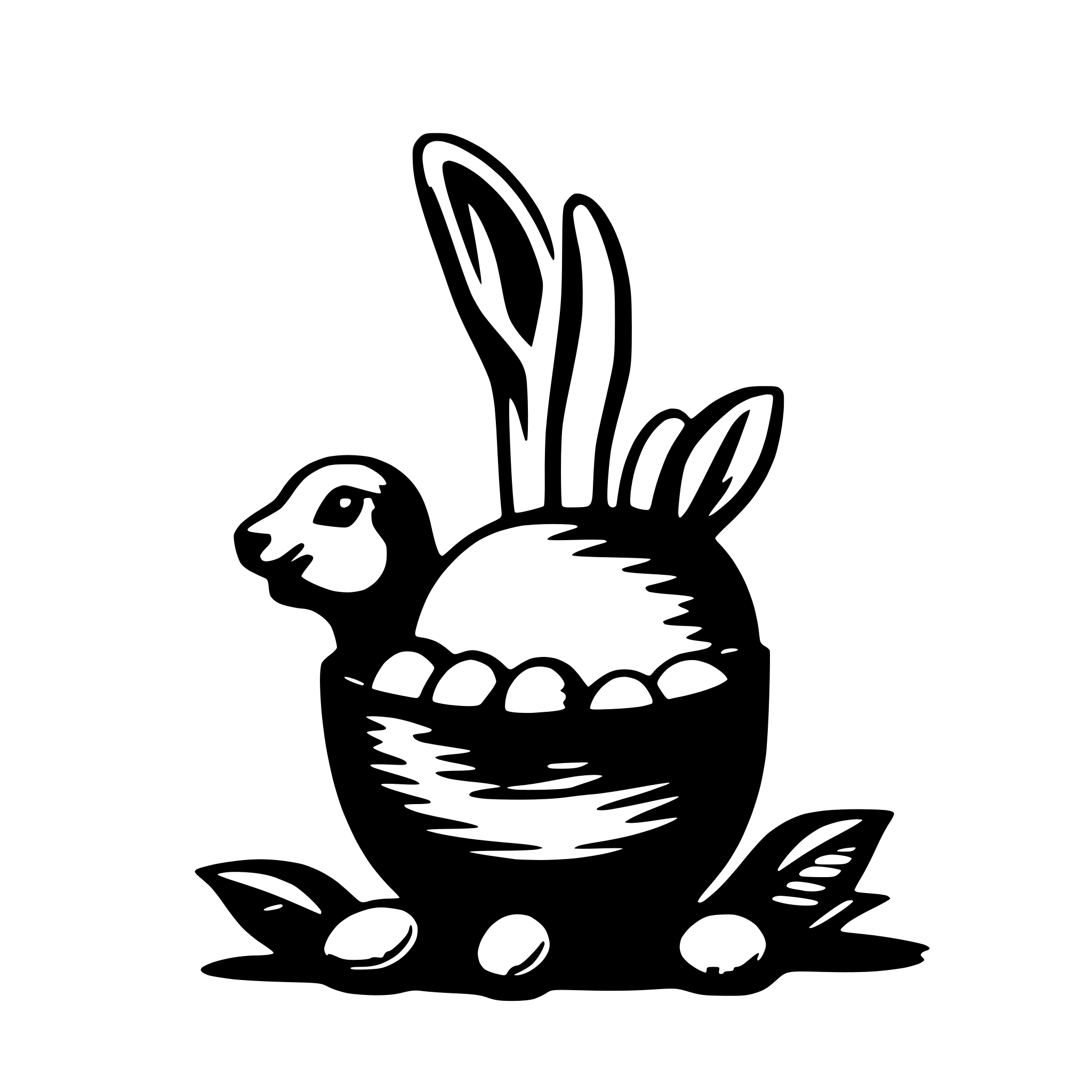 AI-generated SVG of 'CNA easter svg'