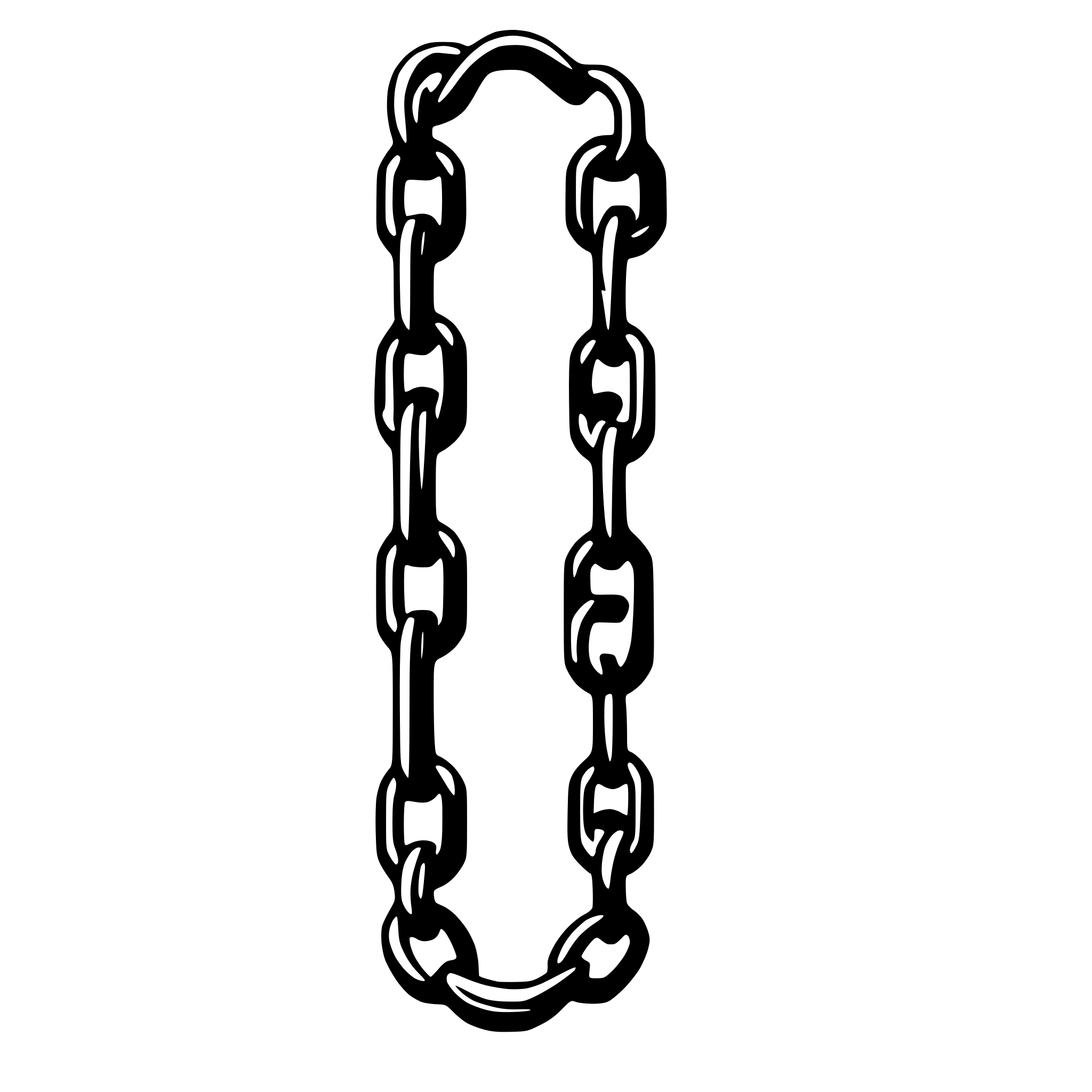 AI-generated SVG of 'link chain'